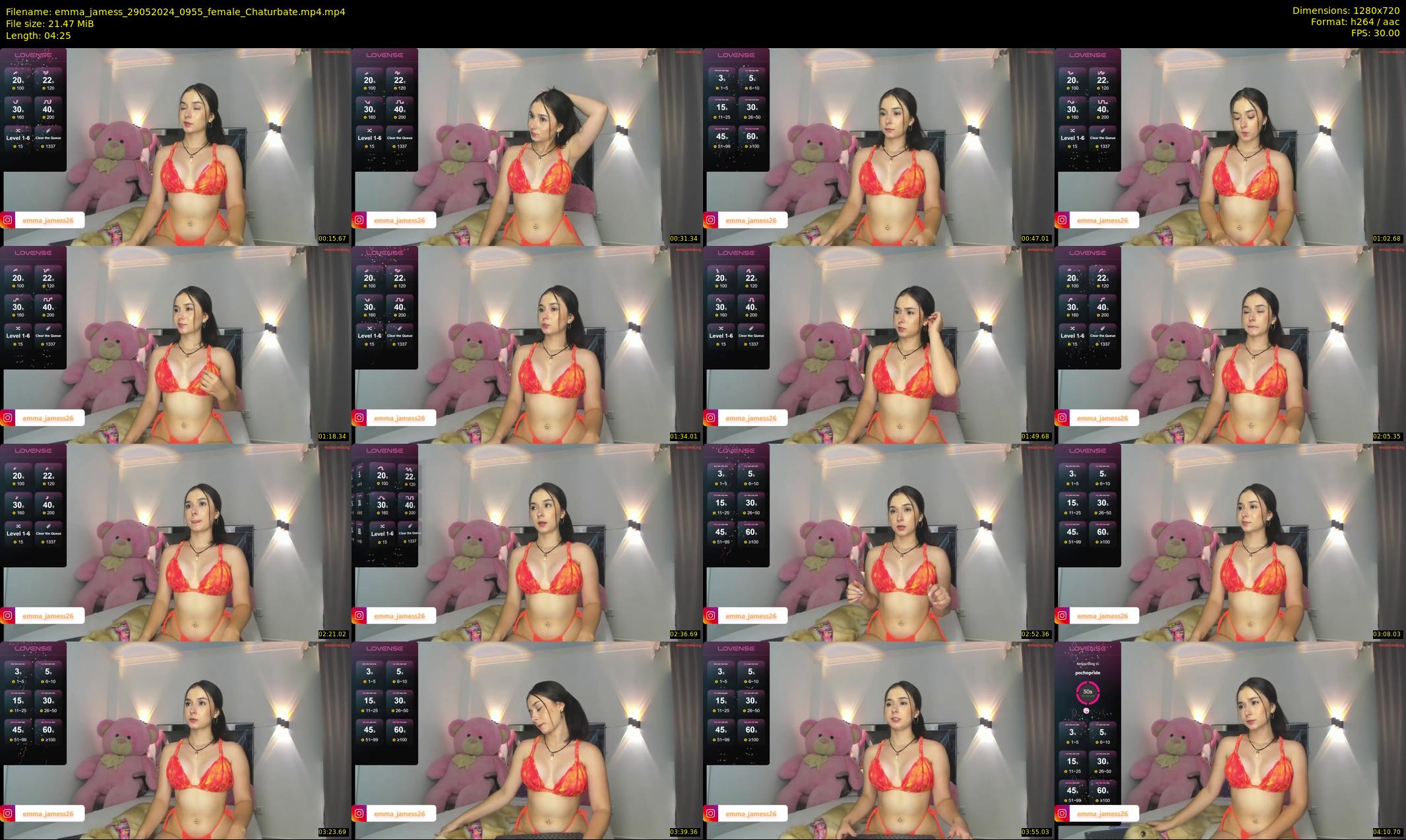 emma_jamess — 5 minute Chaturbate female cam show recording, 720p, May 29, 2024