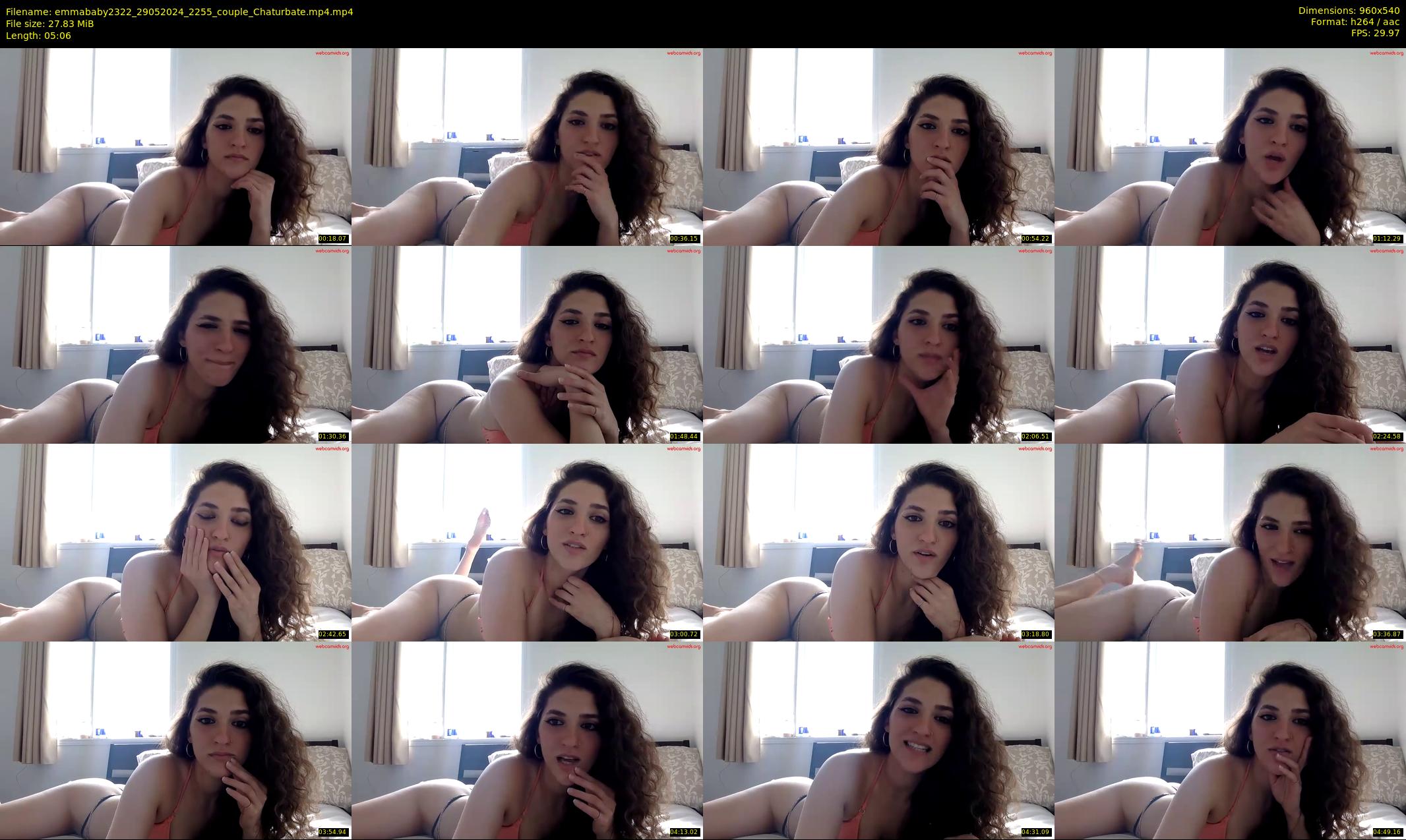 emmababy2322 — 6 minute Chaturbate female cam show recording, 480p, May 29, 2024