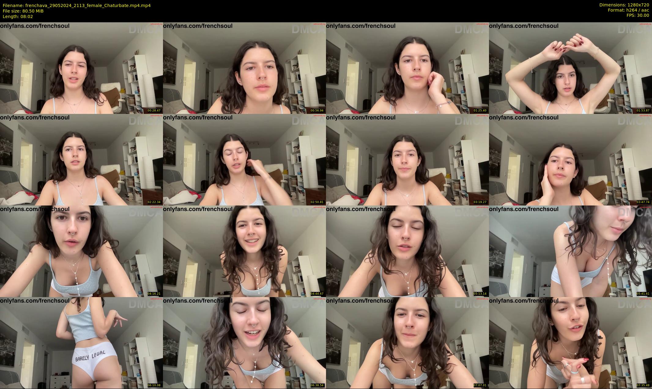 frenchava — 9 minute Chaturbate female cam show recording, 720p, May 29, 2024