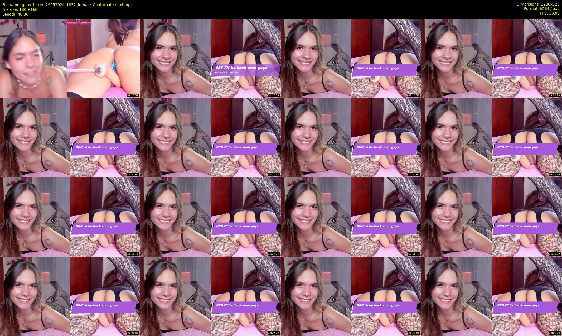 gaby_ferrer — 41 minute Chaturbate female cam show recording, 720p, May 29, 2024