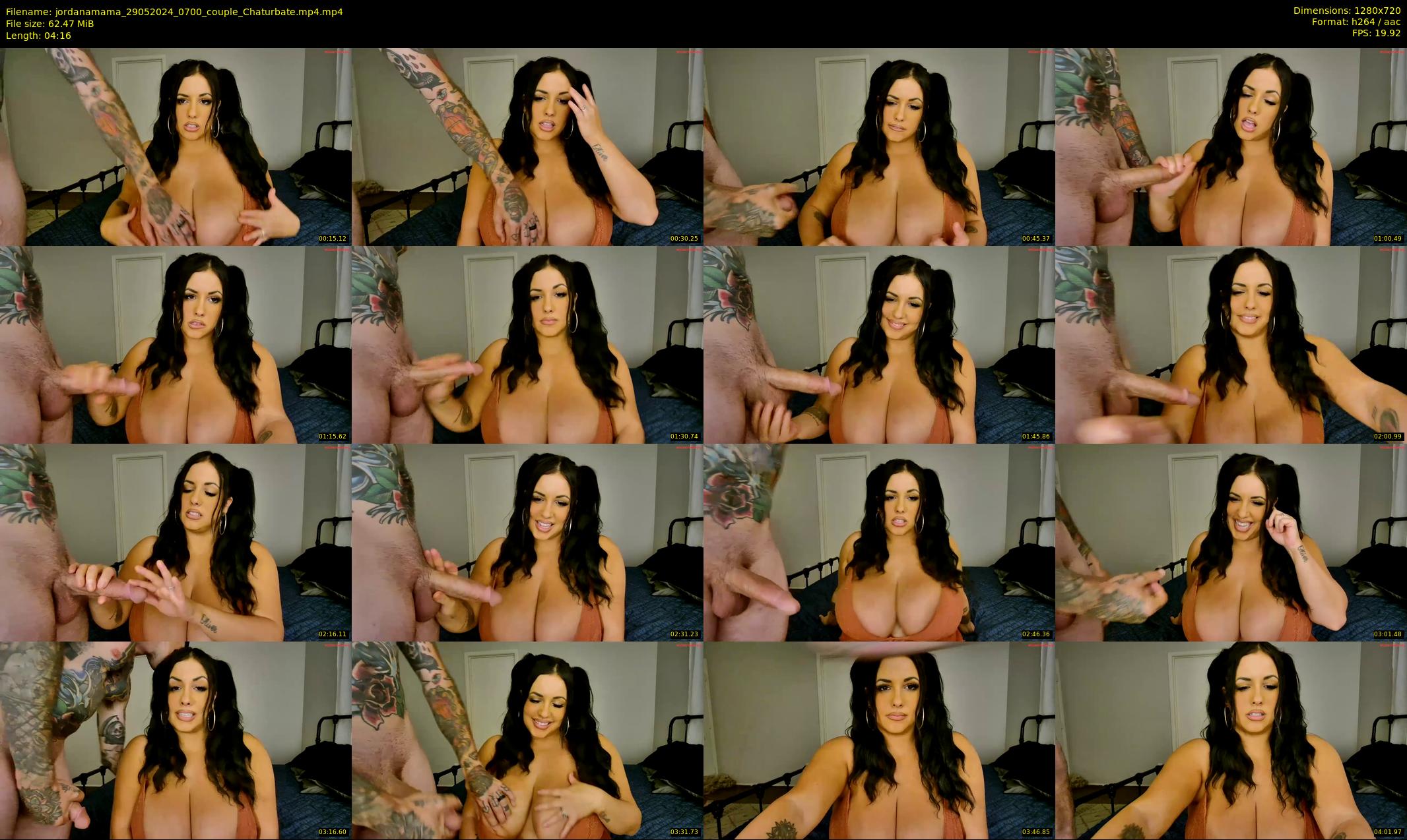 jordanamama — 5 minute Chaturbate couple cam show recording, 720p, May 29, 2024