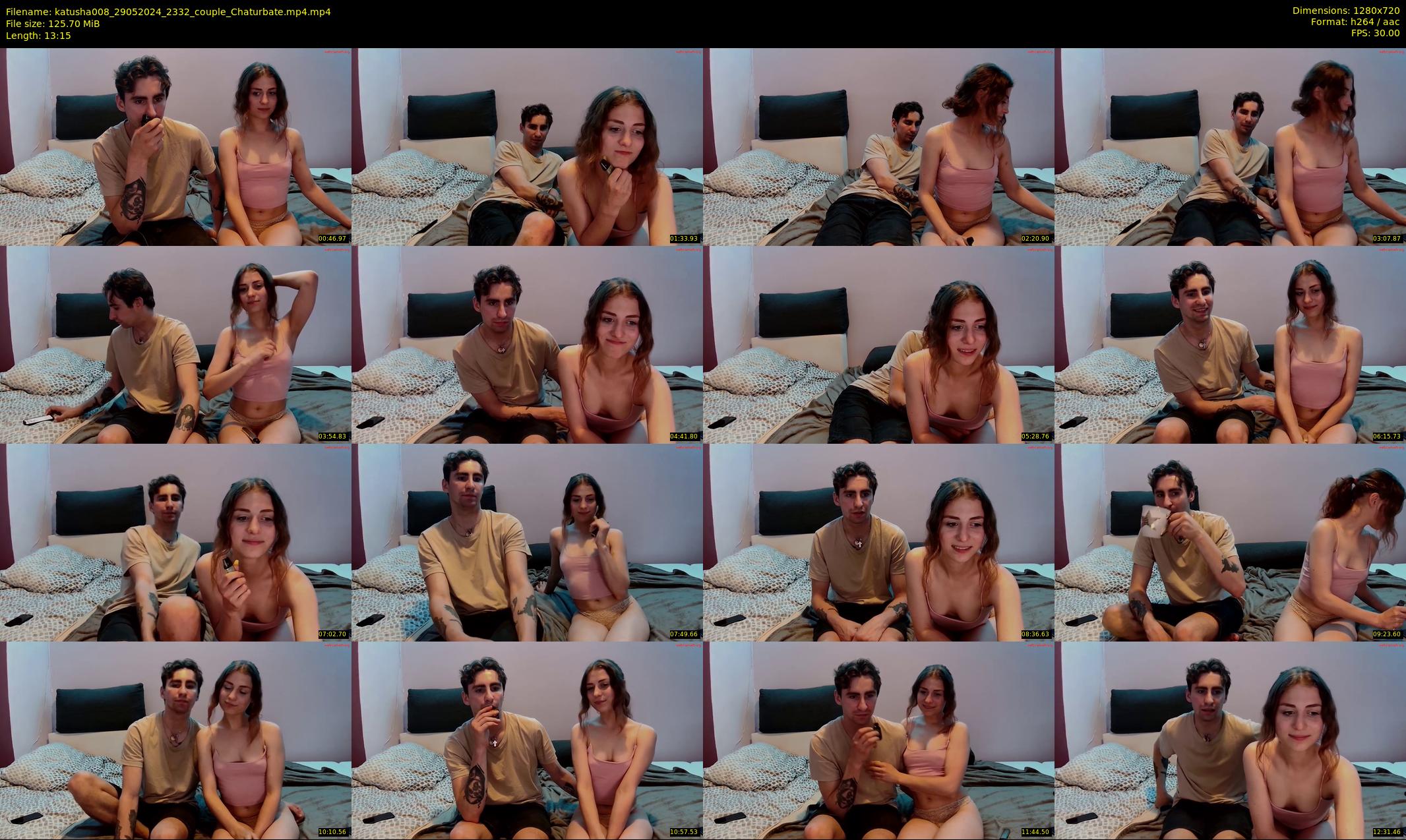 katusha008 — 14 minute Chaturbate couple cam show recording, 720p, May 29, 2024