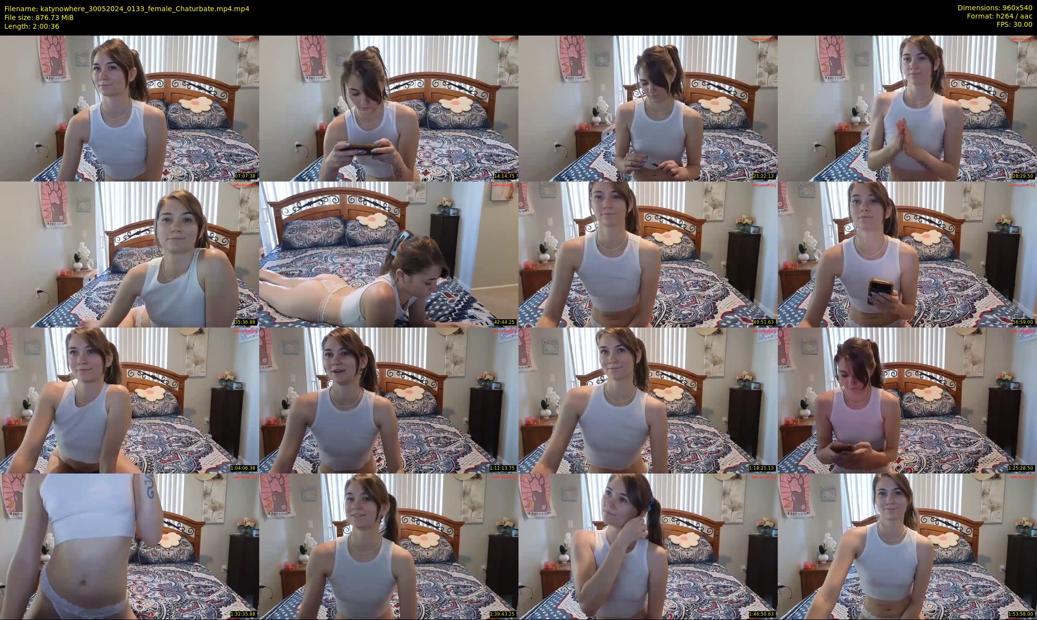 katynowhere — 121 minute Chaturbate female cam show recording, 480p, May 30, 2024