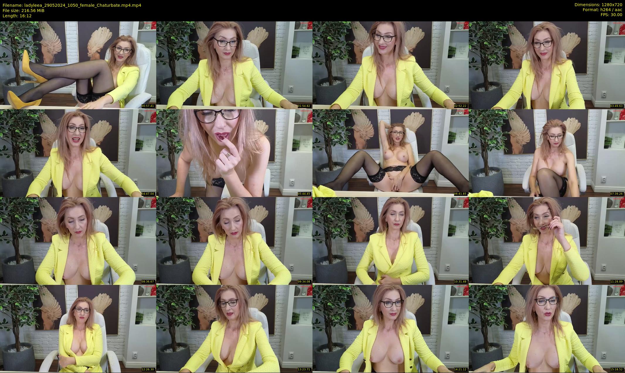 ladyleea — 17 minute Chaturbate female cam show recording, 720p, May 29, 2024