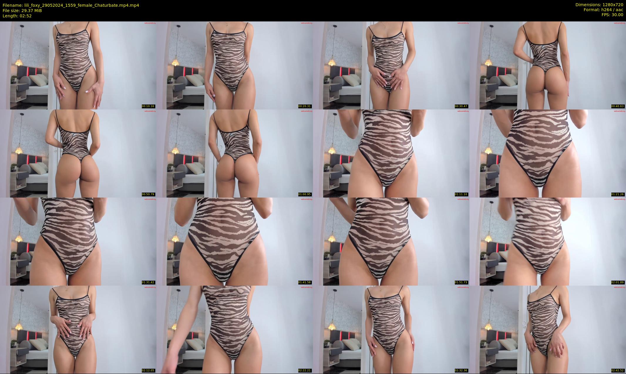 lili_foxy — 3 minute Chaturbate female cam show recording, 720p, May 29, 2024