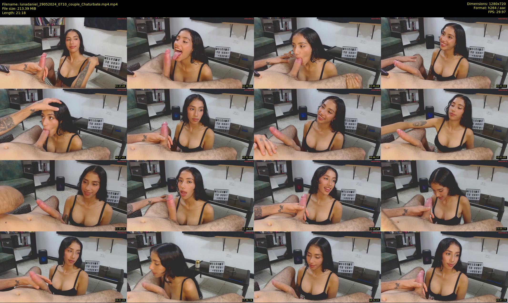 lunadaniel — 22 minute Chaturbate couple cam show recording, 720p, May 29, 2024