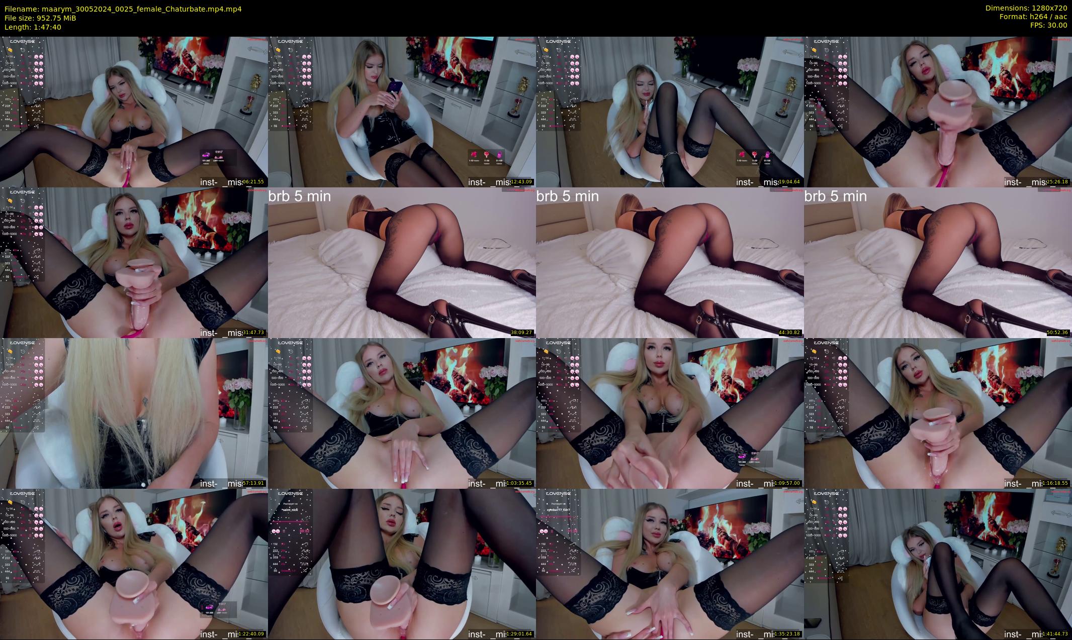 maarym — 108 minute Chaturbate couple cam show recording, 720p, May 30, 2024