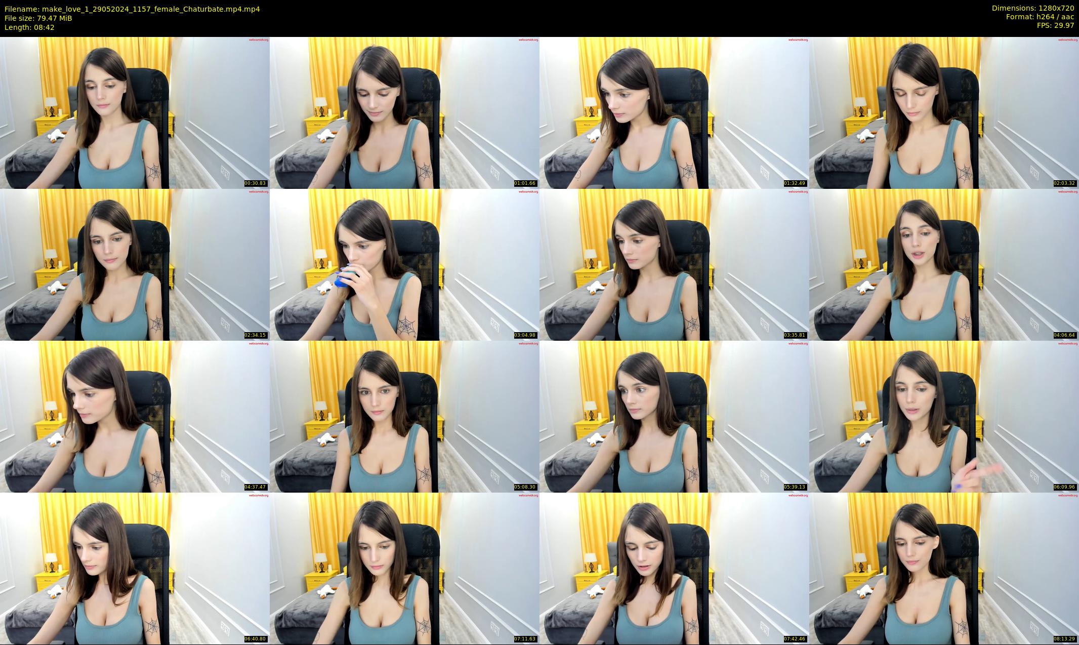 make_love_1 — 9 minute Chaturbate female cam show recording, 720p, May 29, 2024