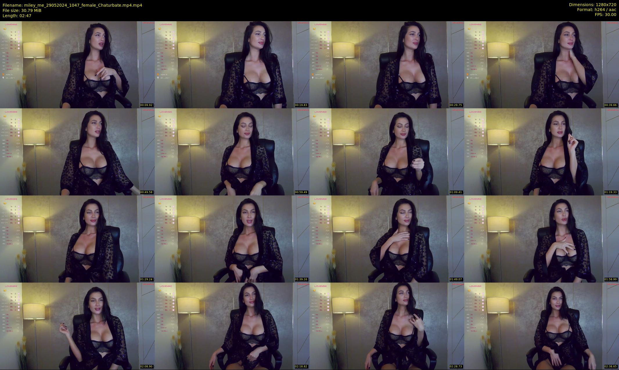 miley_me — 3 minute Chaturbate female cam show recording, 720p, May 29, 2024