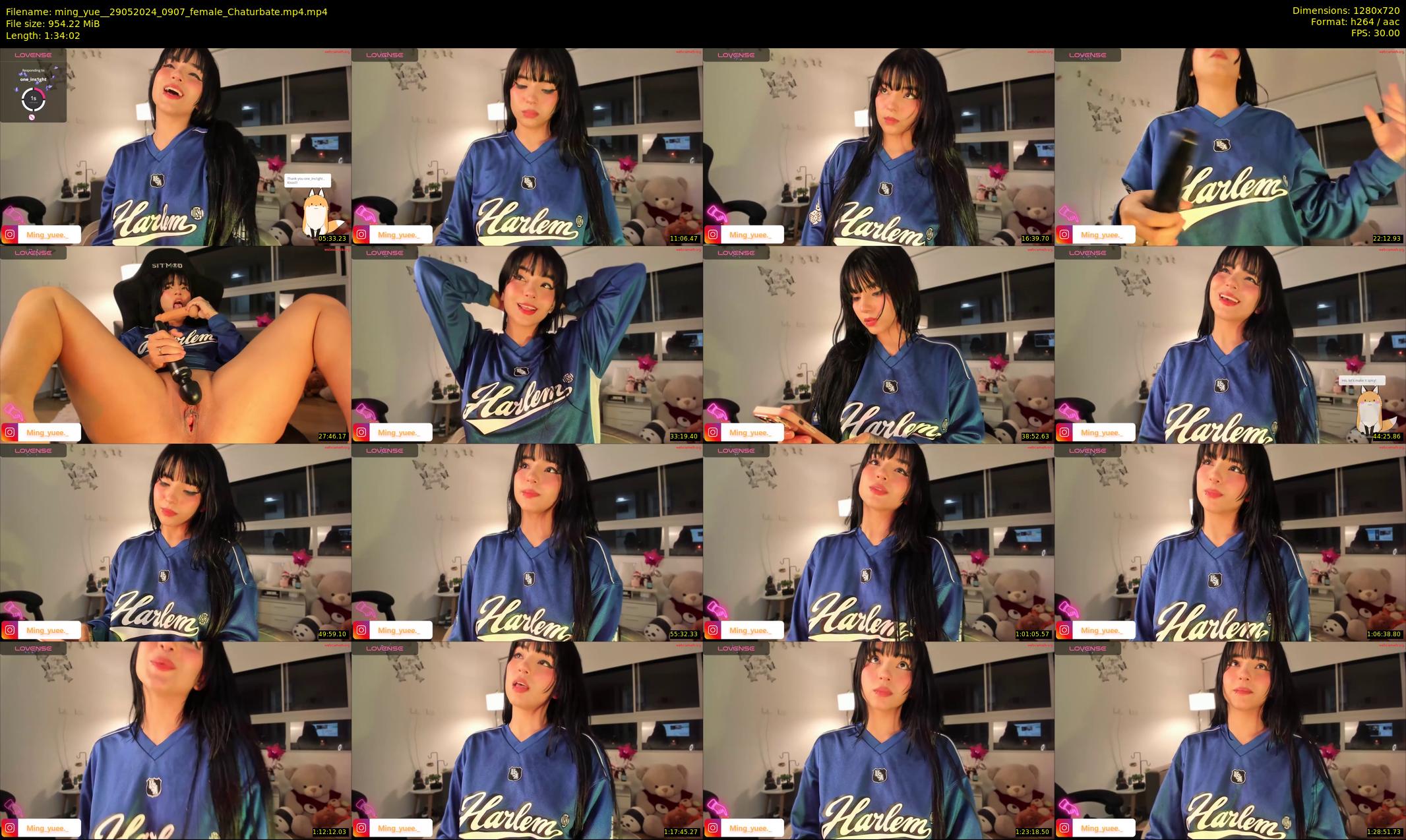 ming_yue_ — 95 minute Chaturbate female cam show recording, 720p, May 29, 2024
