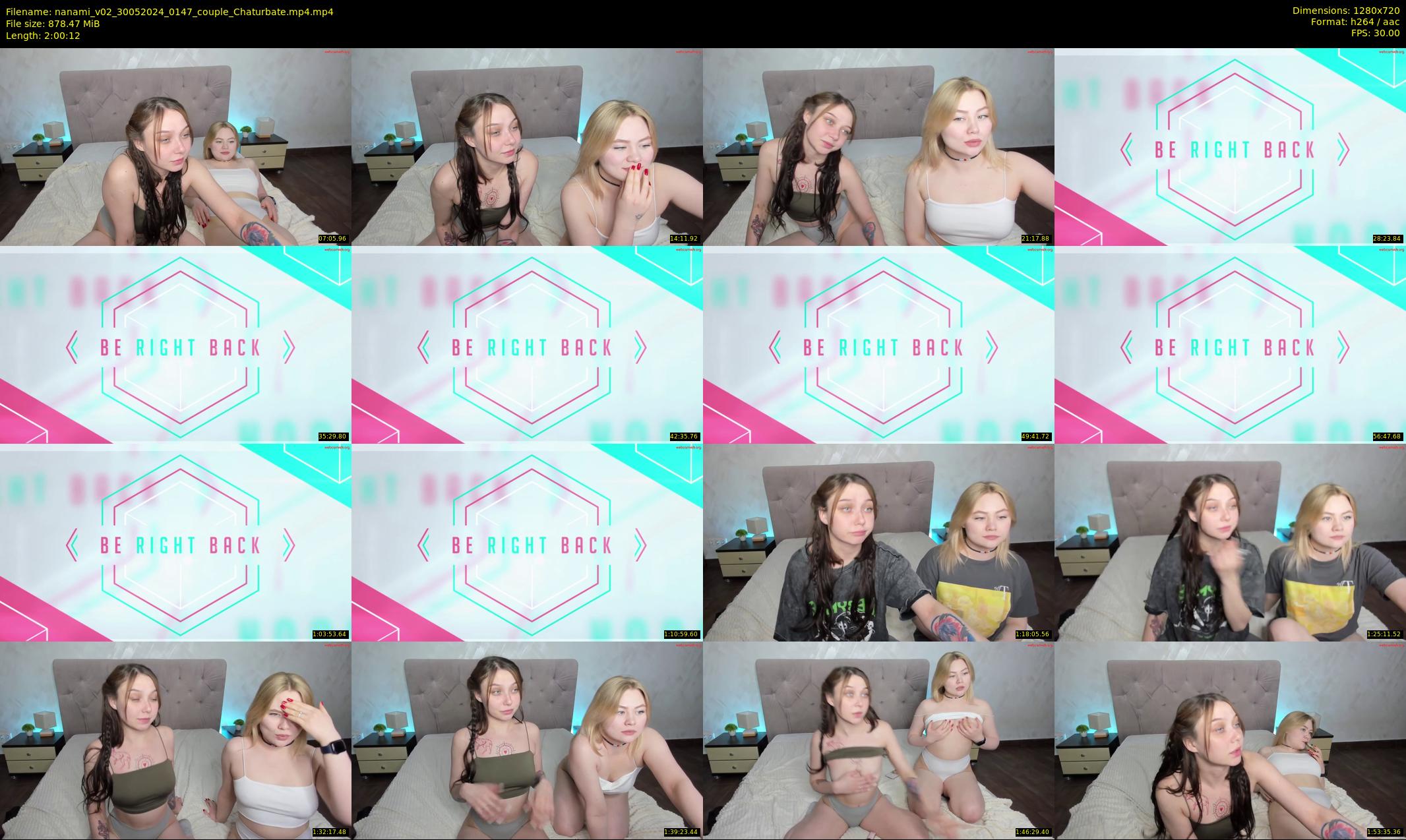nanami_v02 — 121 minute Chaturbate couple cam show recording, 720p, May 30, 2024