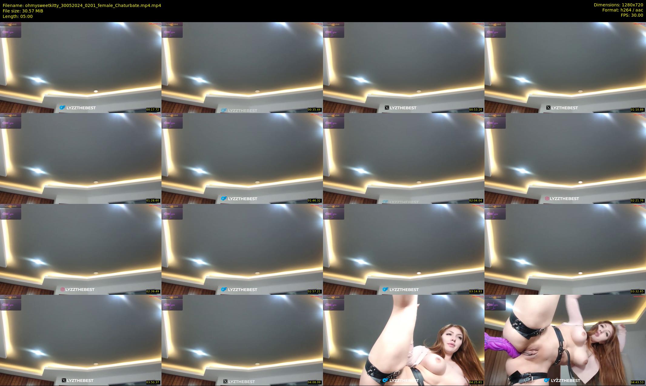 ohmysweetkitty — 5 minute Chaturbate female cam show recording, 720p, May 30, 2024