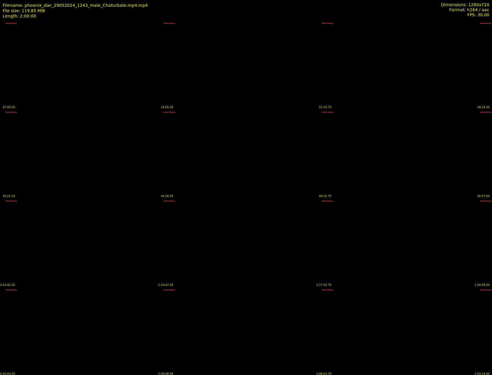 phoenix_star — 120 minute Chaturbate male cam show recording, 720p, May 29, 2024