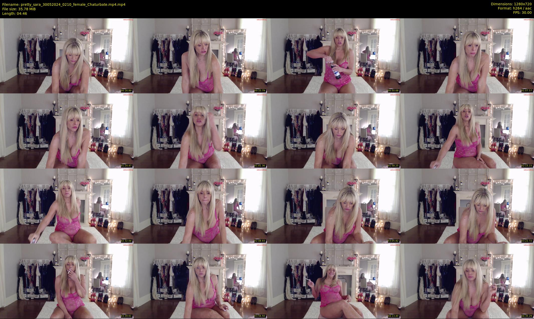 pretty_sara — 5 minute Chaturbate female cam show recording, 720p, May 30, 2024