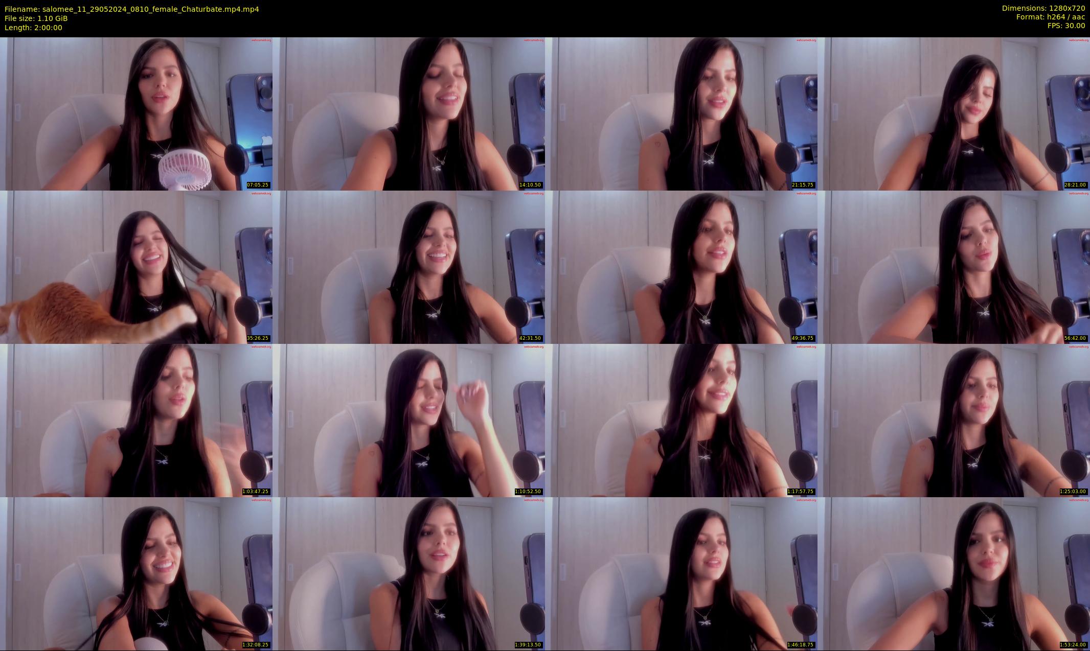 salomee_11 — 120 minute Chaturbate female cam show recording, 720p, May 29, 2024