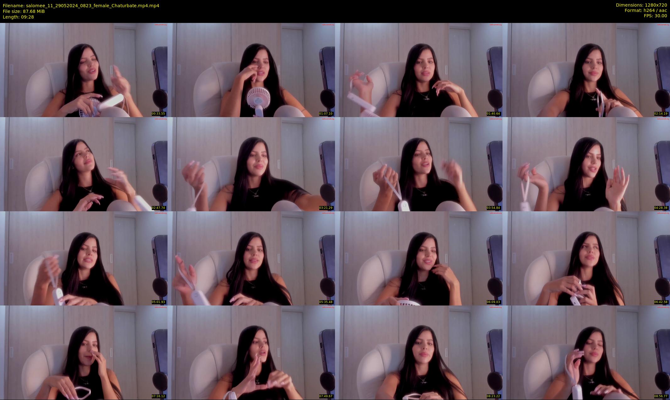 salomee_11 — 10 minute Chaturbate female cam show recording, 720p, May 29, 2024
