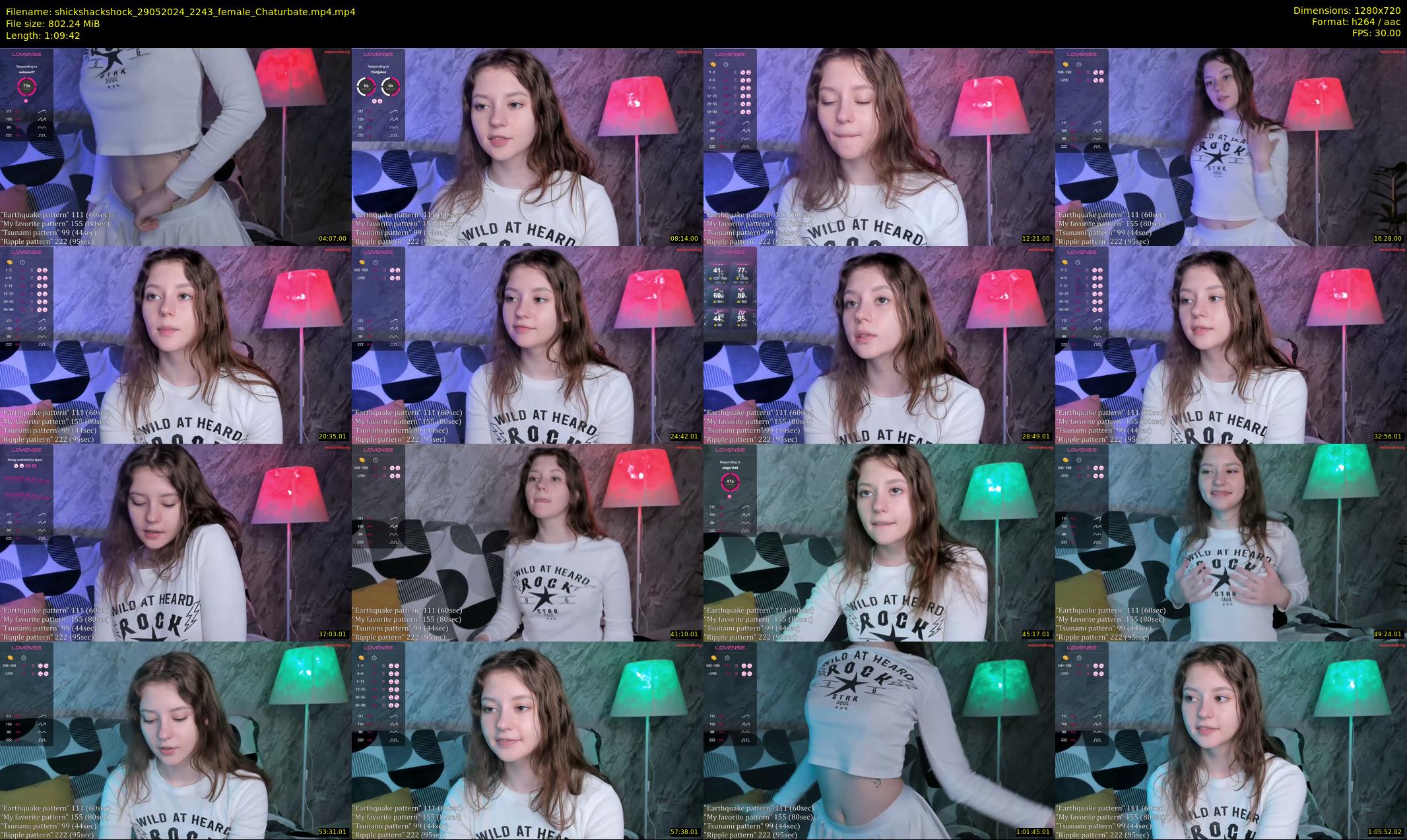 shickshackshock — 70 minute Chaturbate female cam show recording, 720p, May 29, 2024
