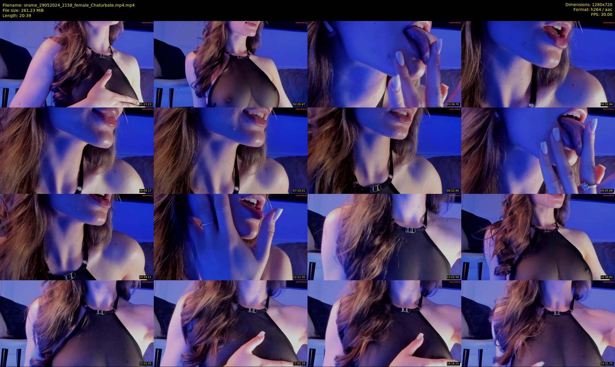 snsme — 21 minute Chaturbate female cam show recording, 720p, May 29, 2024
