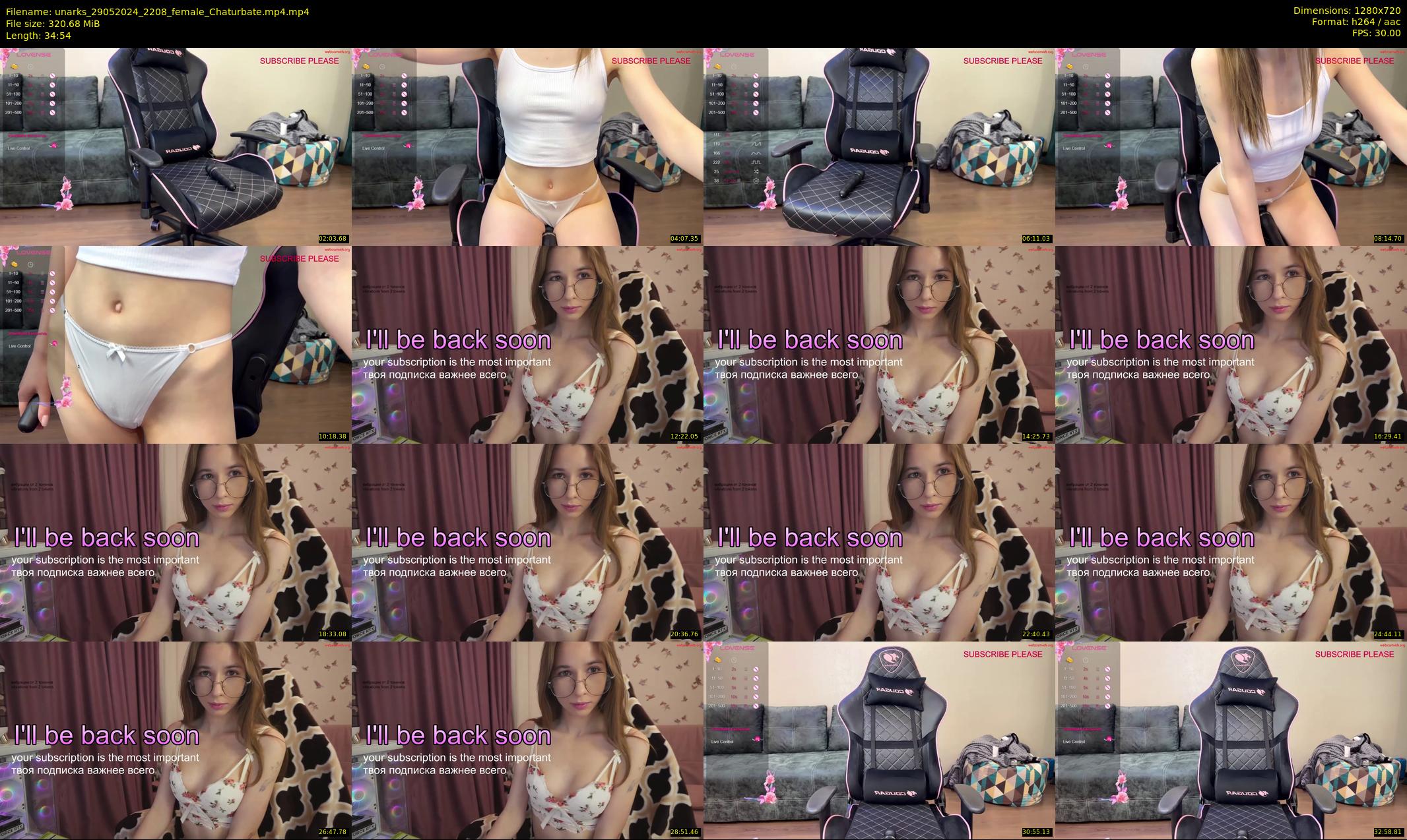 unarks — 35 minute Chaturbate female cam show recording, 720p, May 29, 2024