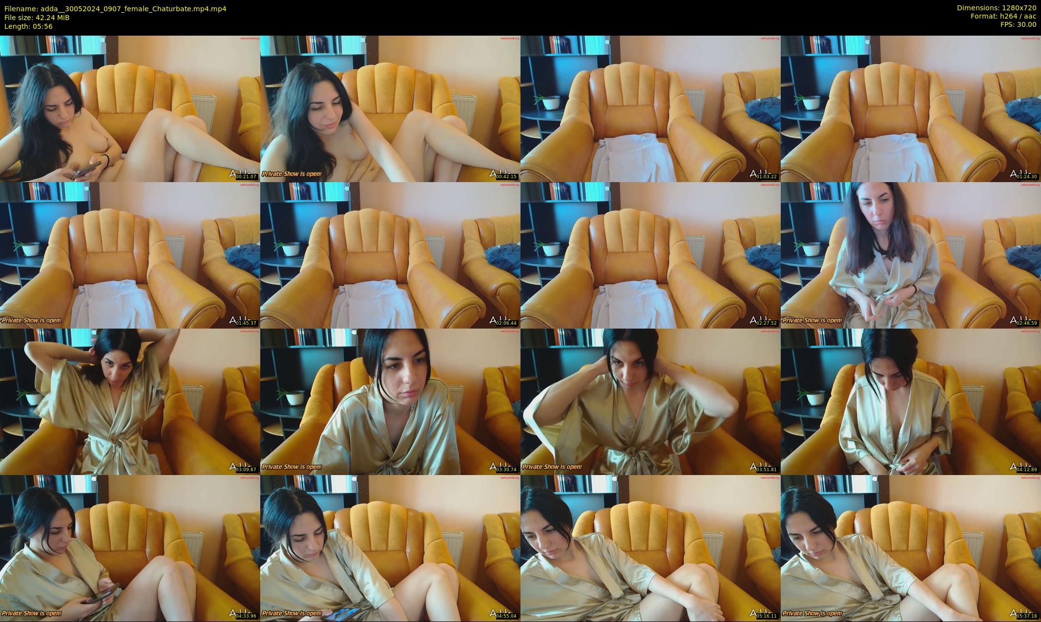 adda_ — 6 minute Chaturbate female cam show recording, 720p, May 30, 2024