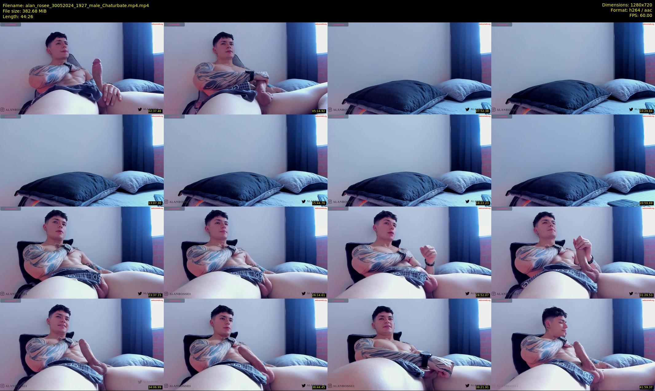 alan_rosee — 45 minute Chaturbate male cam show recording, 720p, May 30, 2024