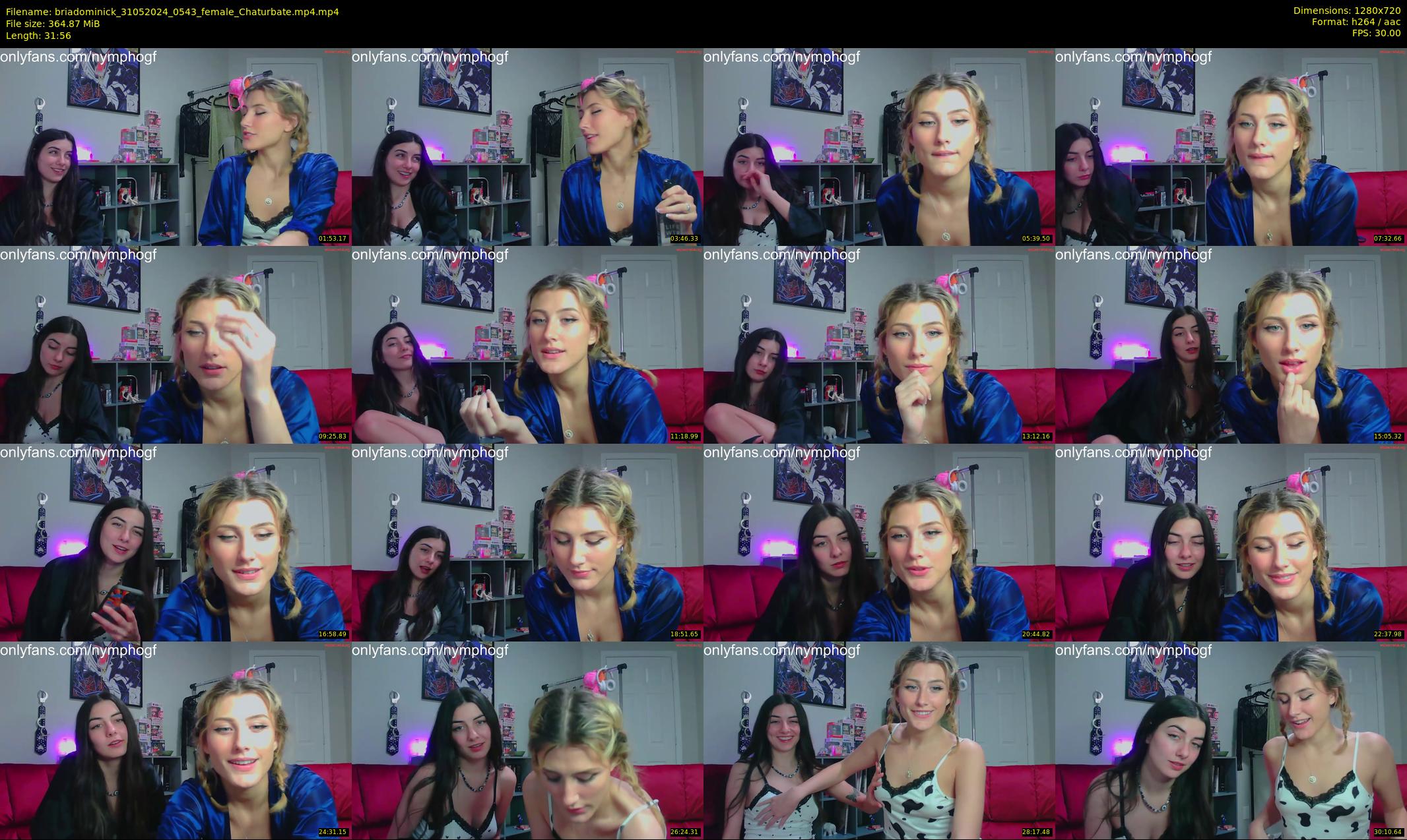 briadominick — 32 minute Chaturbate couple cam show recording, 720p, May 31, 2024