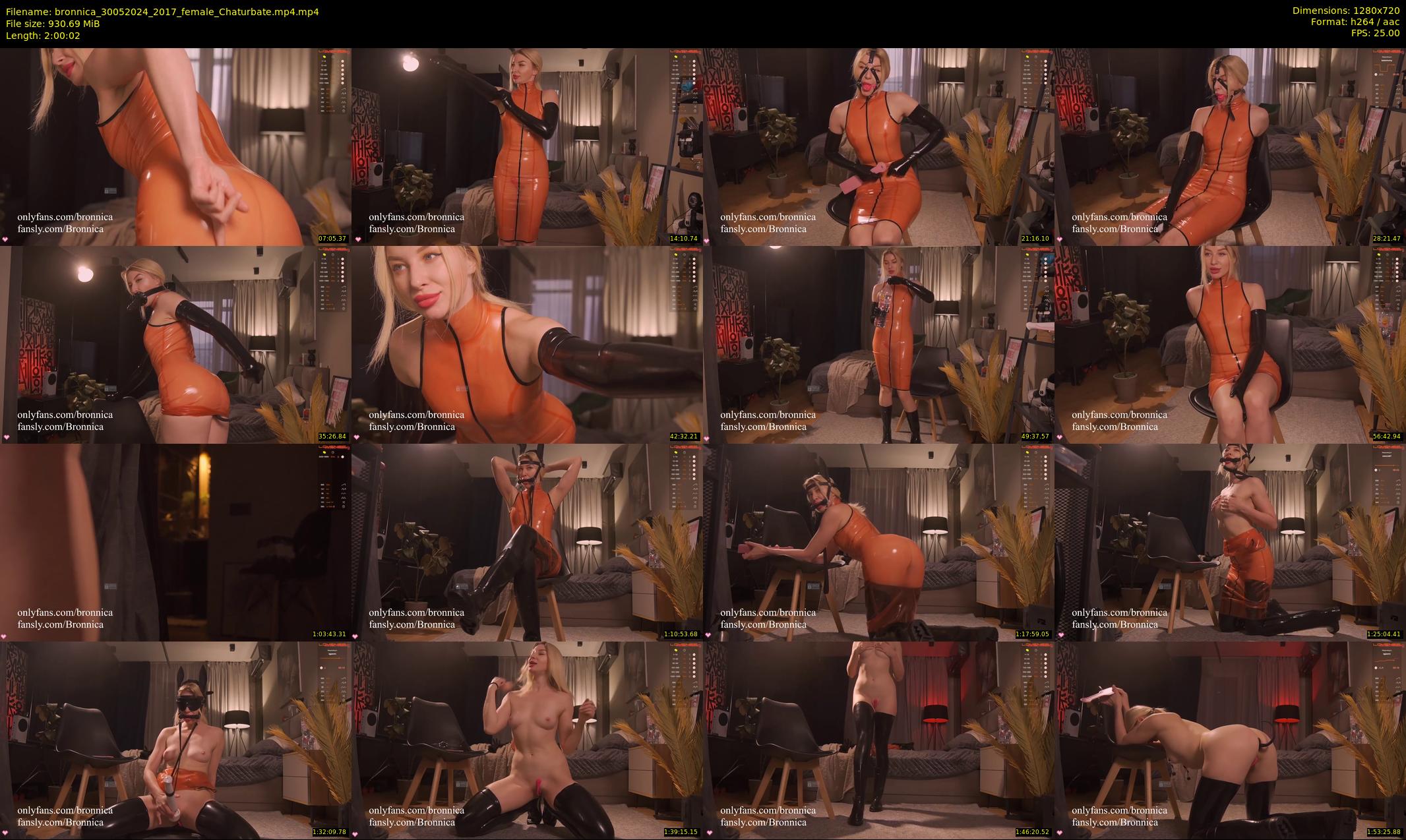 bronnica — 121 minute Chaturbate female cam show recording, 720p, May 30, 2024