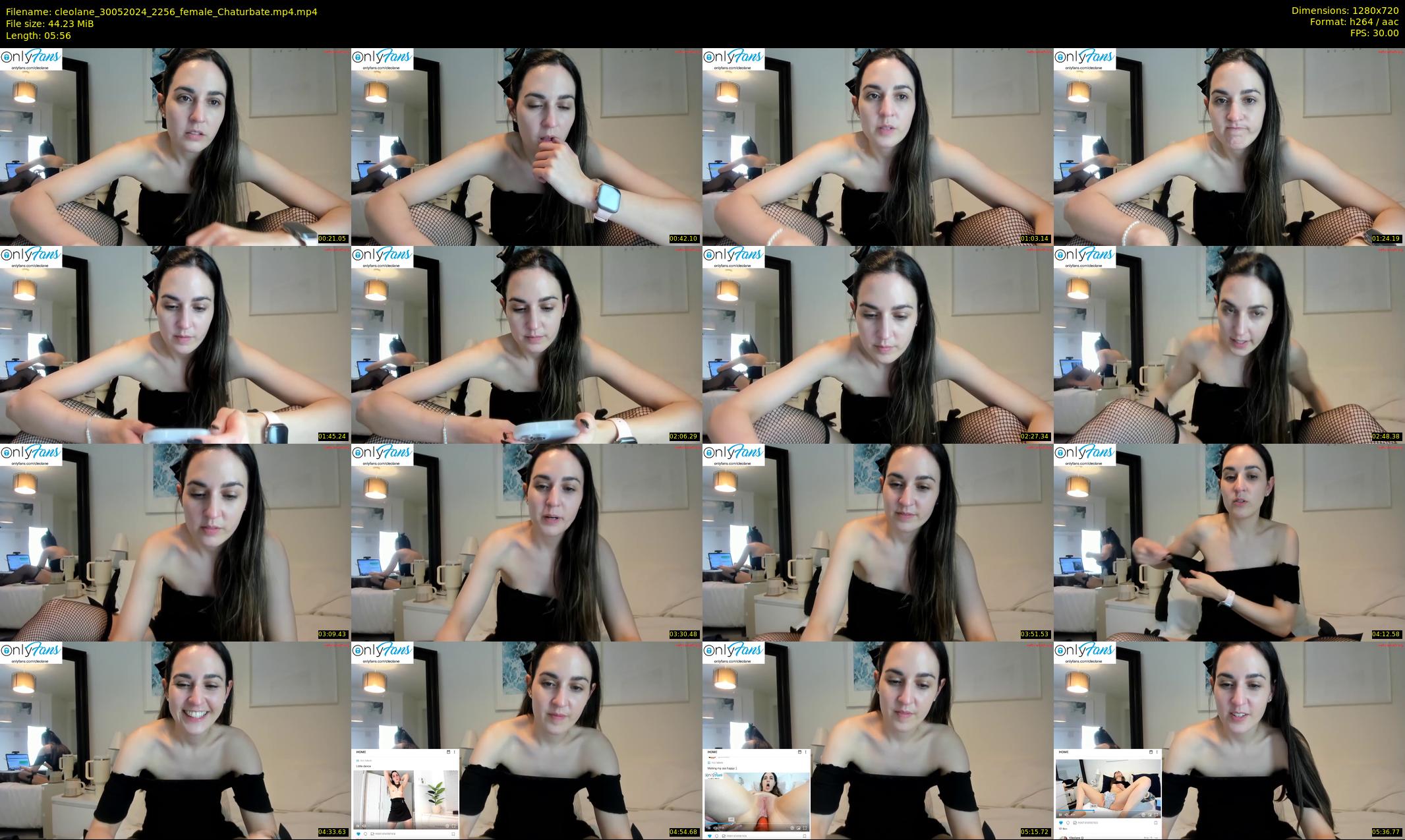 cleolane — 6 minute Chaturbate female cam show recording, 720p, May 30, 2024