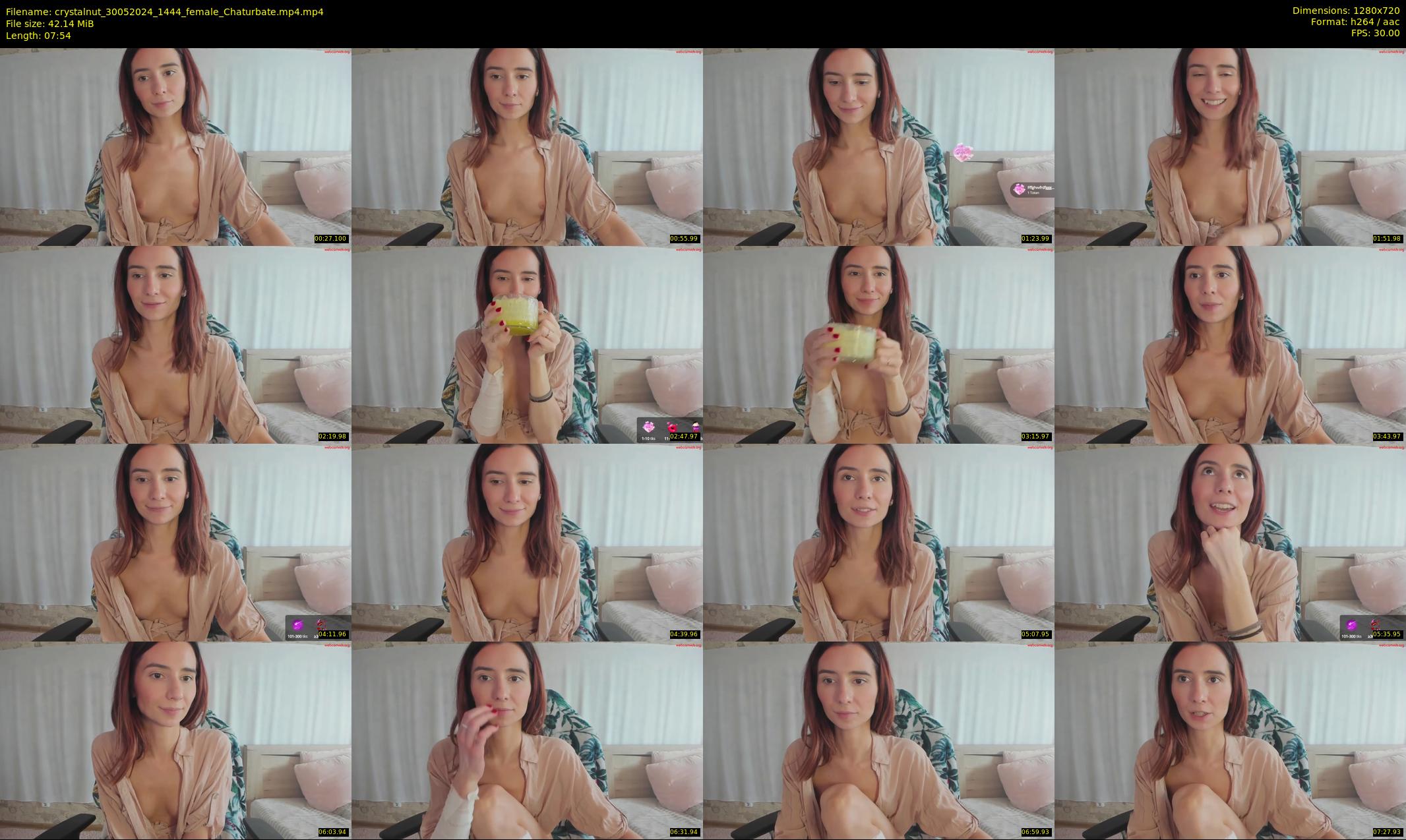 crystalnut — 8 minute Chaturbate female cam show recording, 720p, May 30, 2024