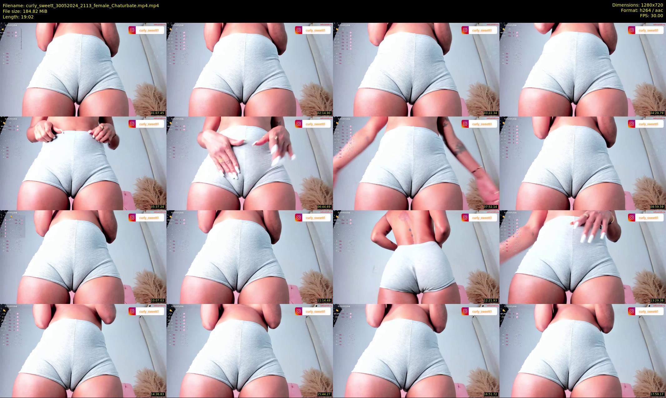 curly_sweett — 20 minute Chaturbate female cam show recording, 720p, May 30, 2024