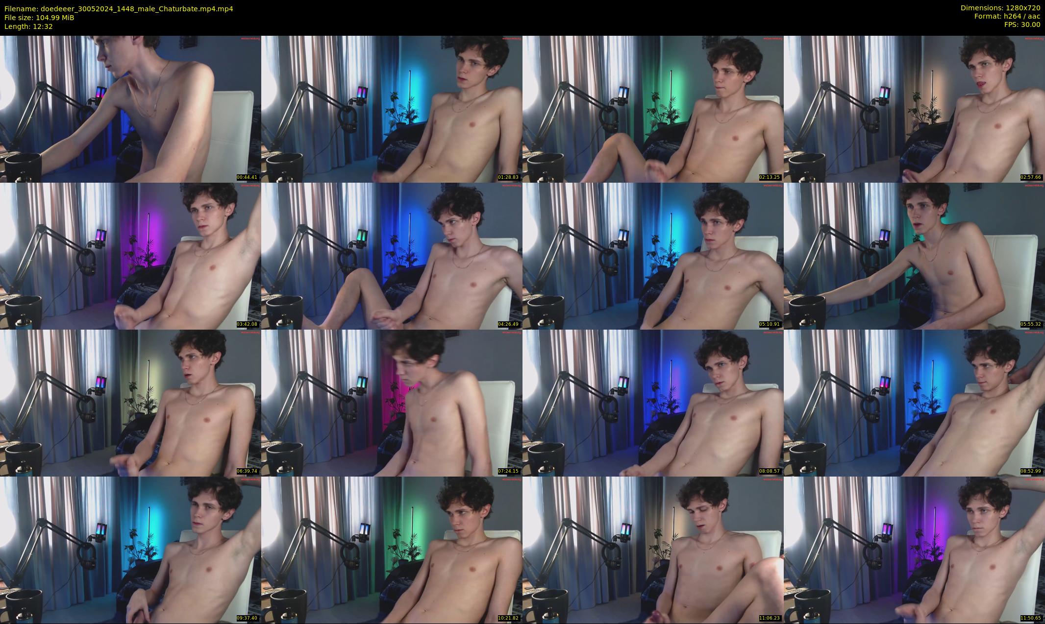 doedeeer — 13 minute Chaturbate male cam show recording, 720p, May 30, 2024