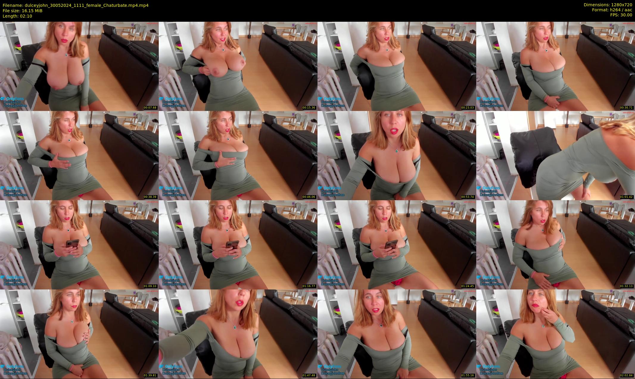 dulceyjohn — 3 minute Chaturbate female cam show recording, 720p, May 30, 2024