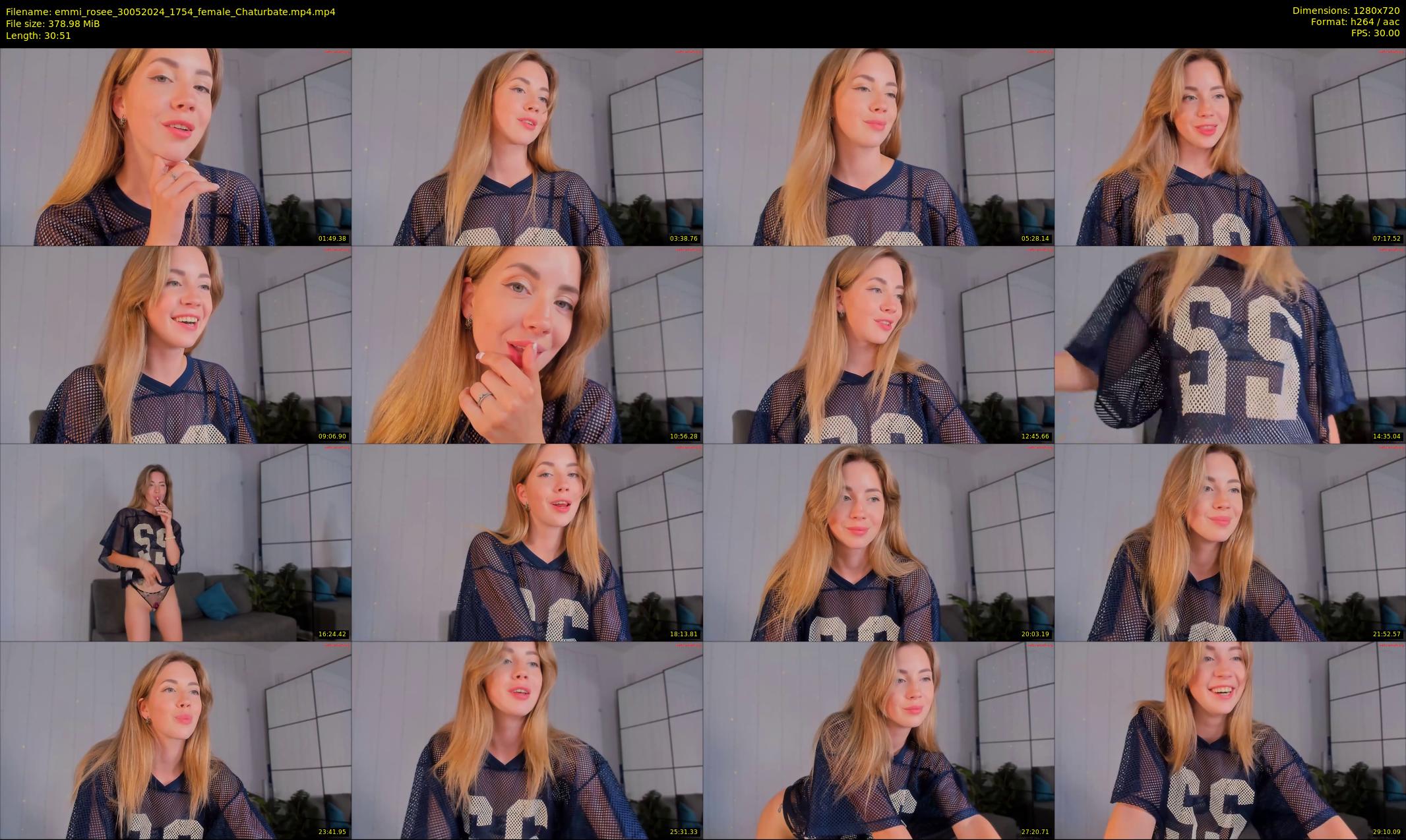 emmi_rosee — 31 minute Chaturbate female cam show recording, 720p, May 30, 2024