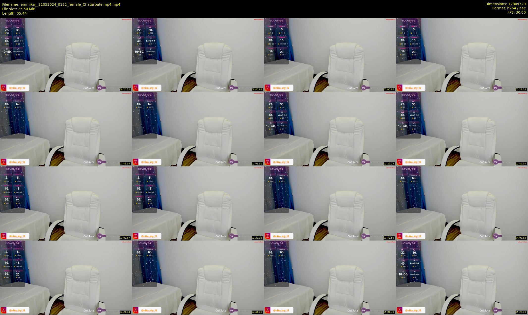 emmika_ — 6 minute Chaturbate female cam show recording, 720p, May 31, 2024