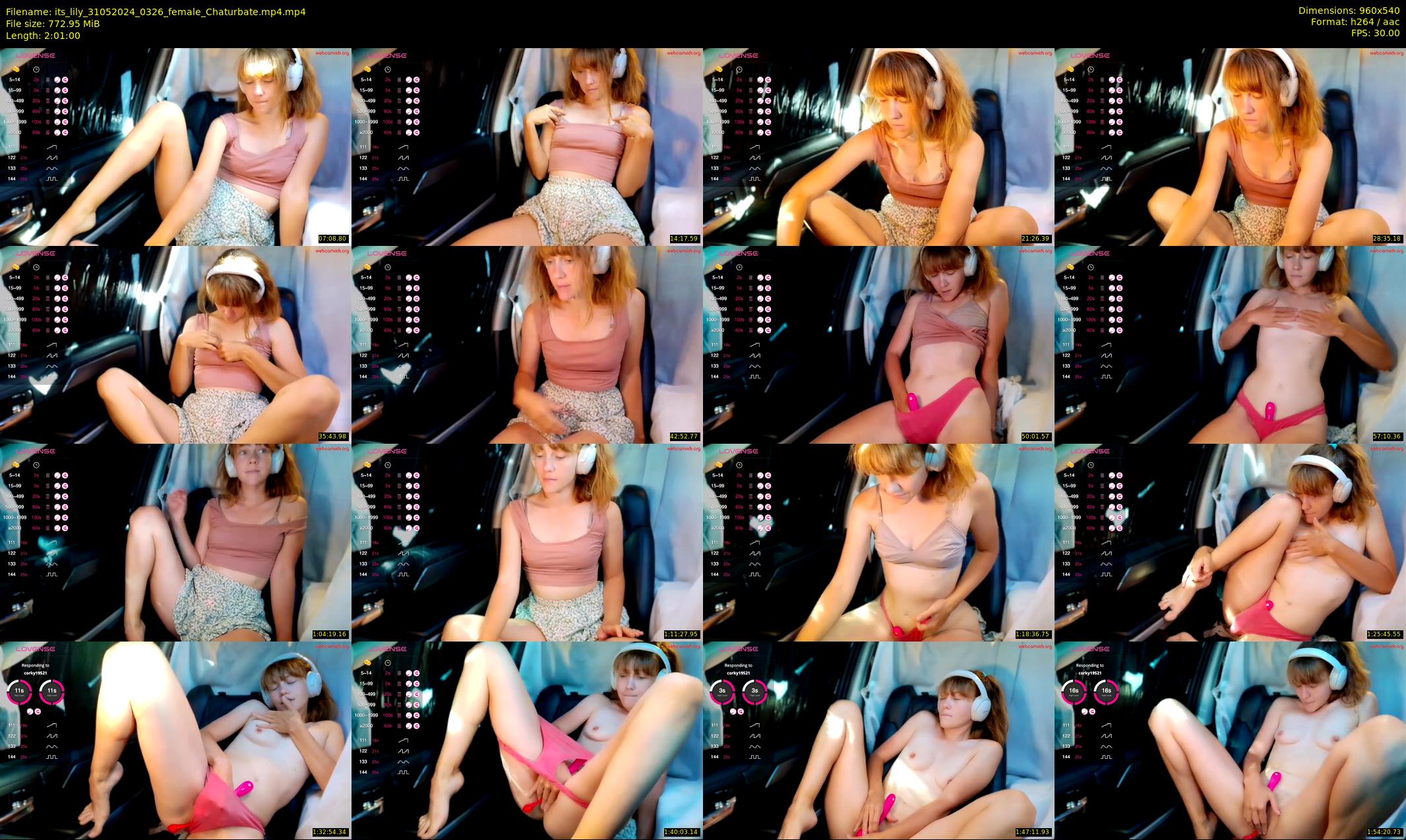 its_lily — 121 minute Chaturbate female cam show recording, 480p, May 31, 2024