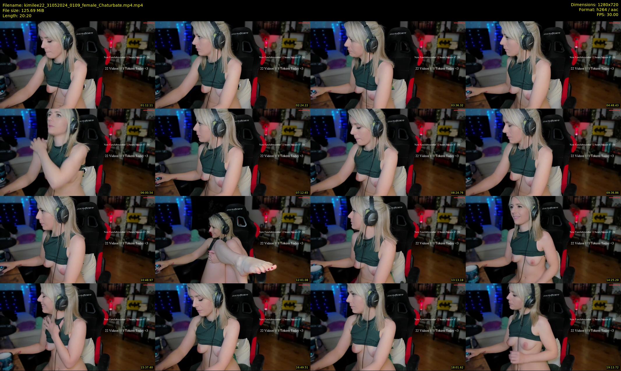 kimilee22 — 21 minute Chaturbate female cam show recording, 720p, May 31, 2024