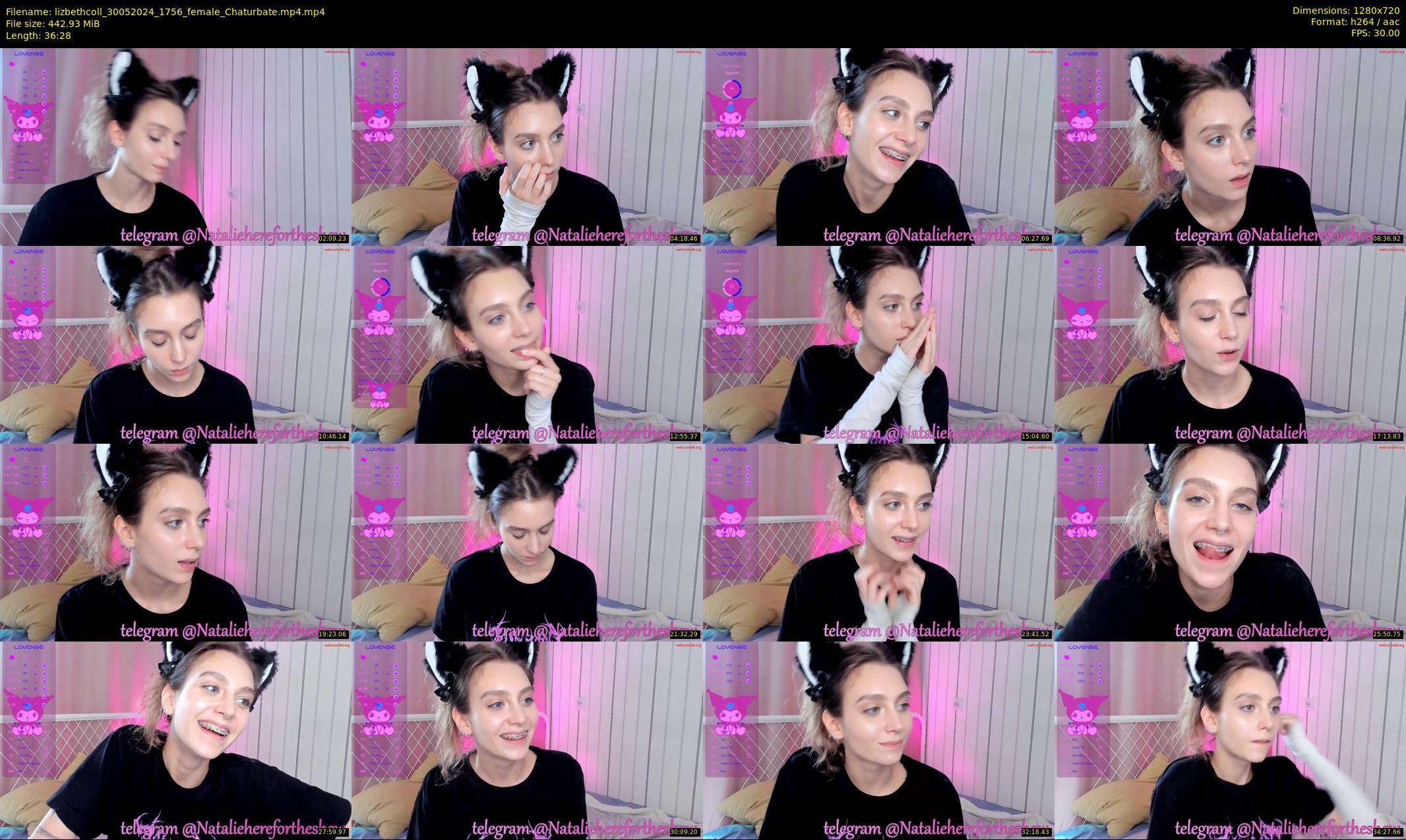lizbethcoll — 37 minute Chaturbate female cam show recording, 720p, May 30, 2024