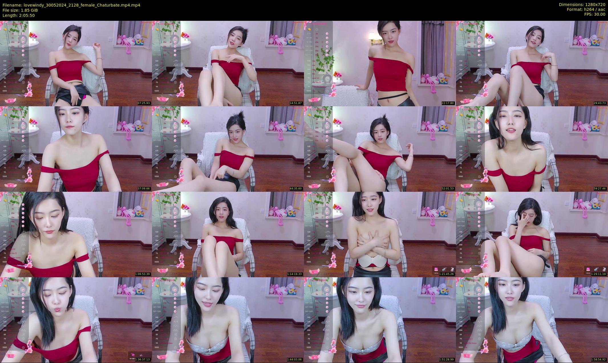 lovewindy — 126 minute Chaturbate female cam show recording, 720p, May 30, 2024