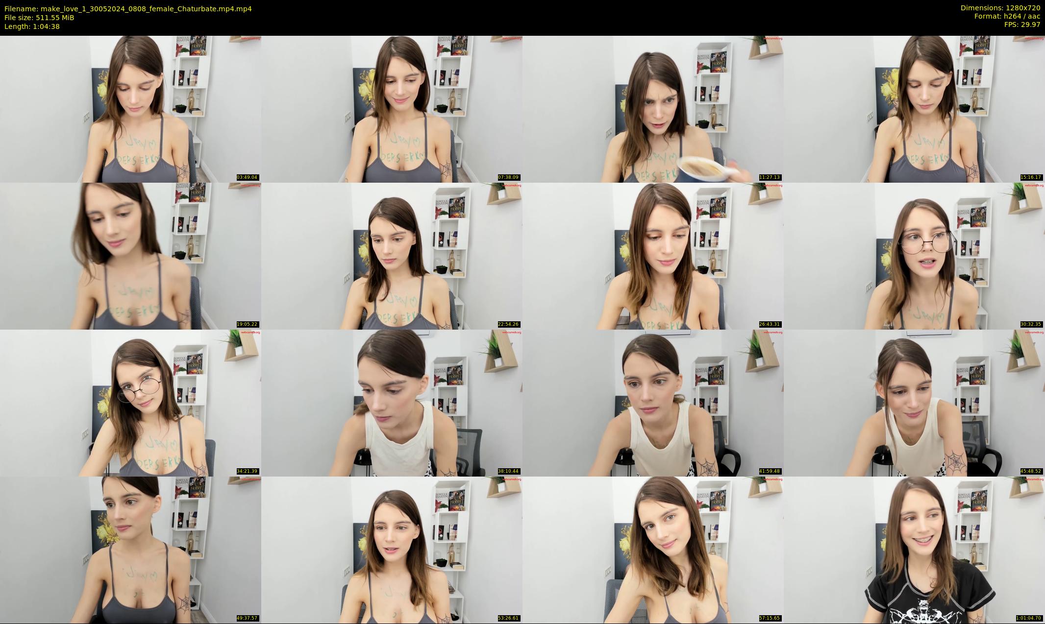 make_love_1 — 65 minute Chaturbate female cam show recording, 720p, May 30, 2024