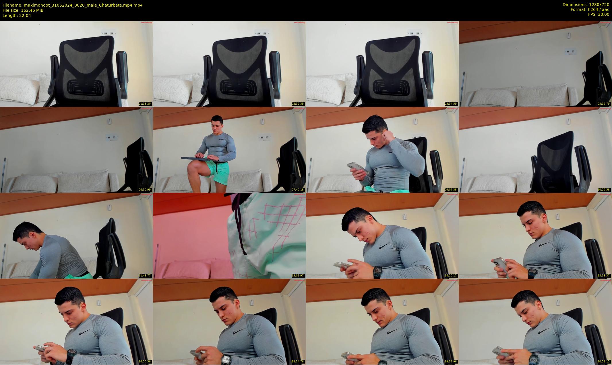 maximohoot — 23 minute Chaturbate male cam show recording, 720p, May 31, 2024