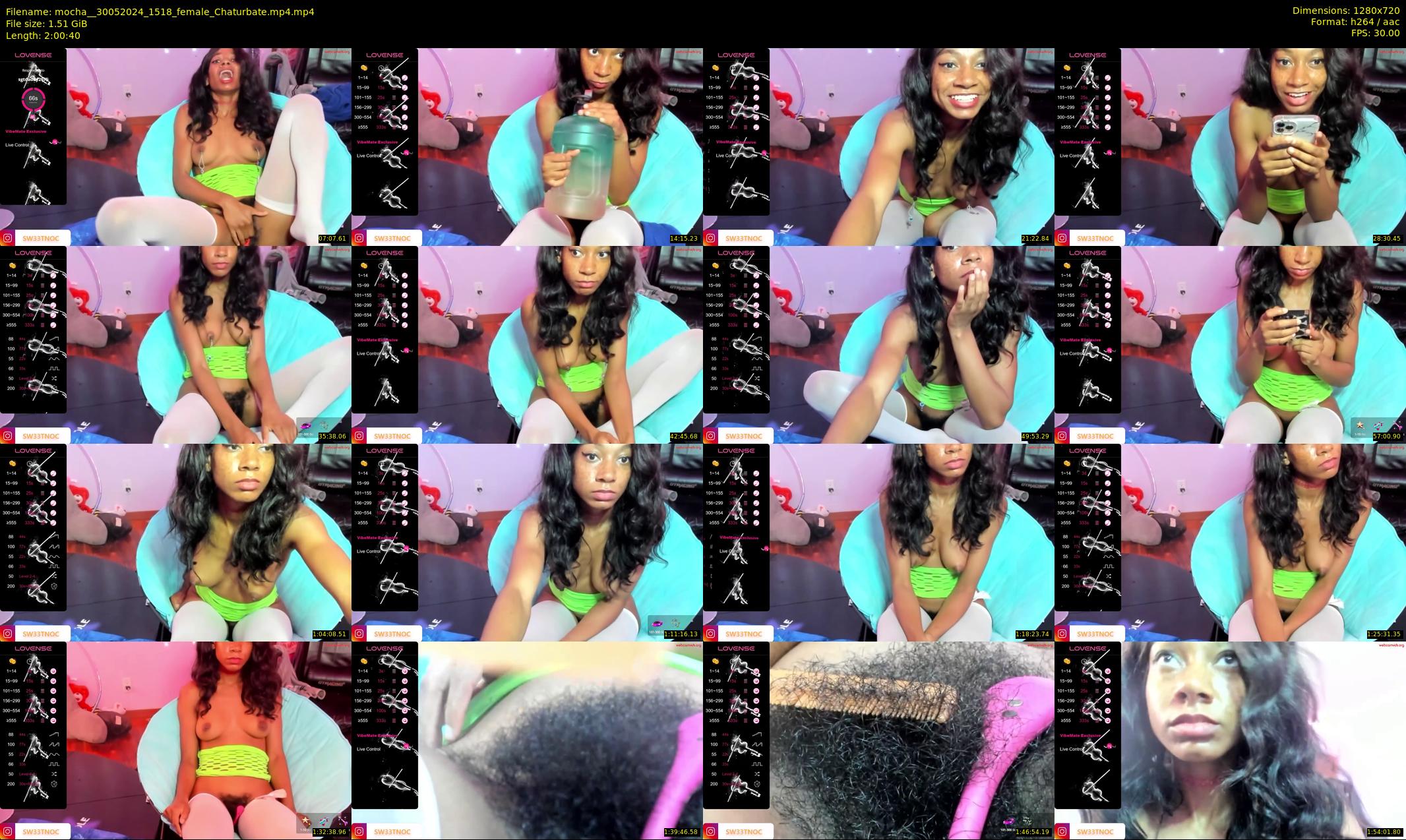 mocha_ — 121 minute Chaturbate female cam show recording, 720p, May 30, 2024