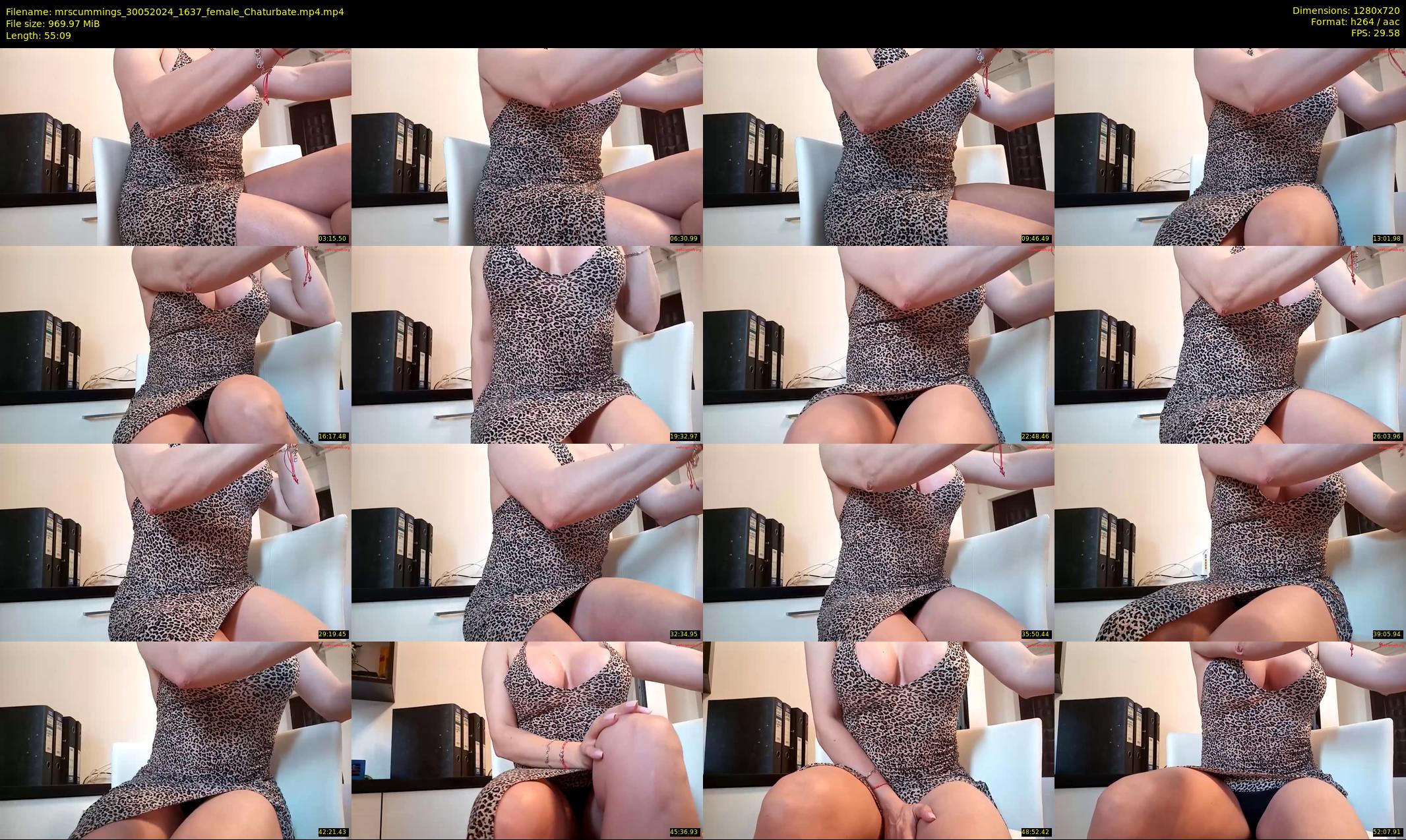 mrscummings — 56 minute Chaturbate female cam show recording, 720p, May 30, 2024