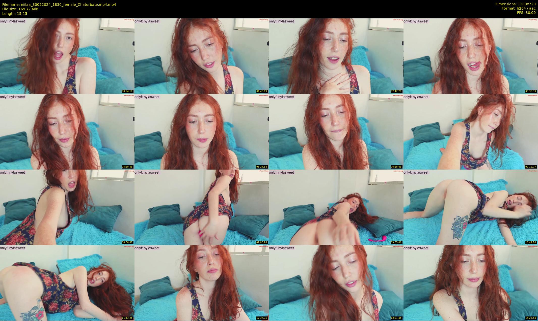 niilaa — 16 minute Chaturbate female cam show recording, 720p, May 30, 2024
