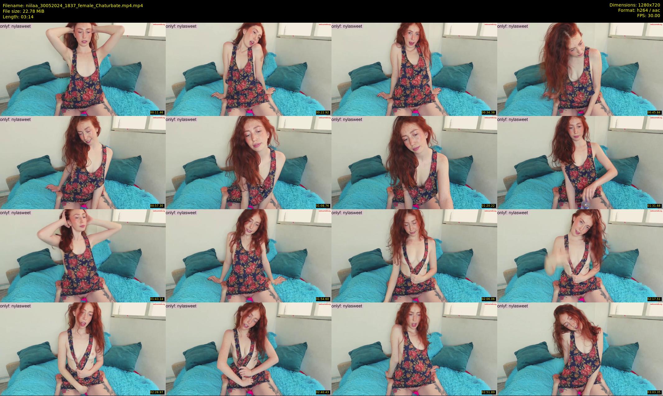 niilaa — 4 minute Chaturbate female cam show recording, 720p, May 30, 2024