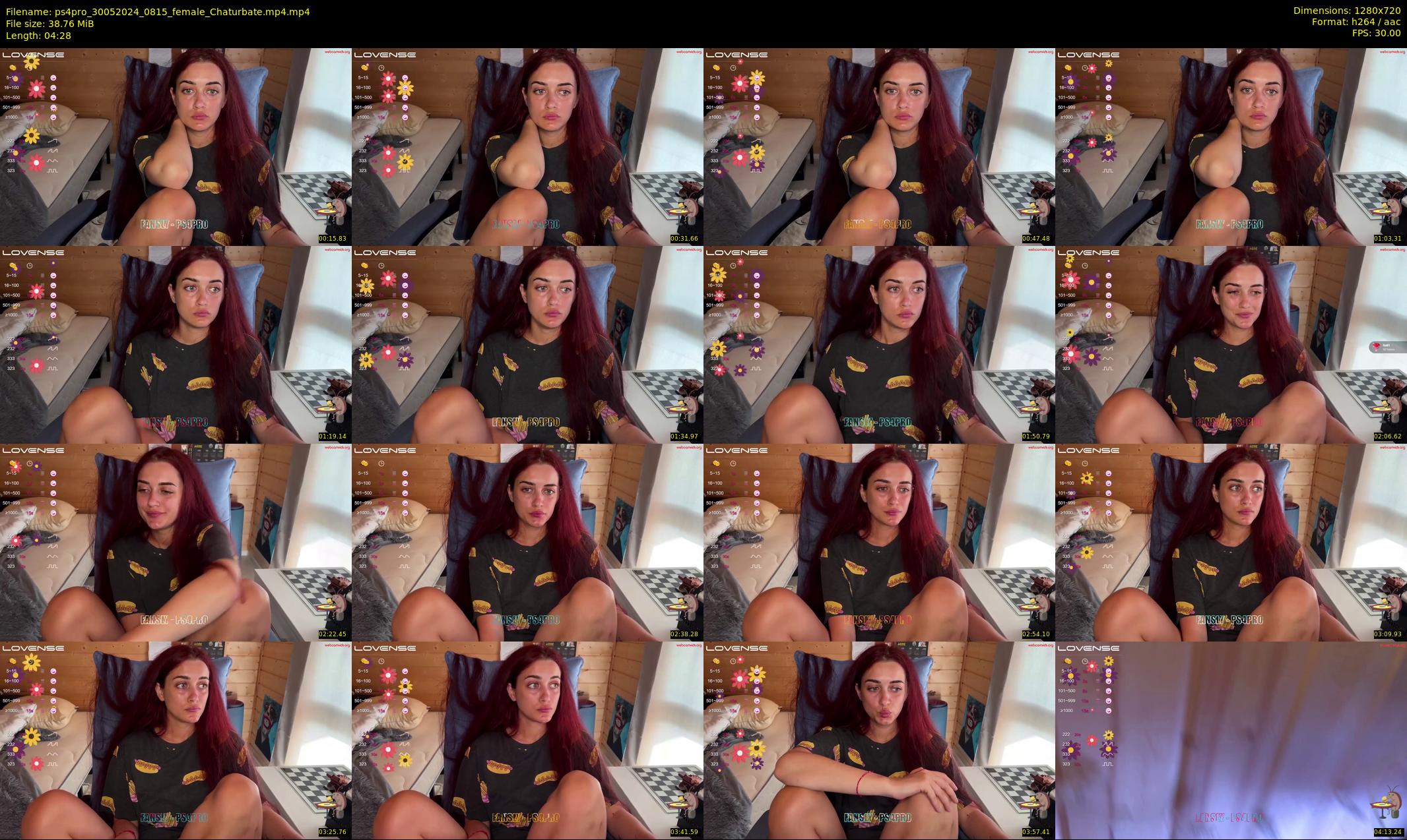 ps4pro — 5 minute Chaturbate female cam show recording, 720p, May 30, 2024