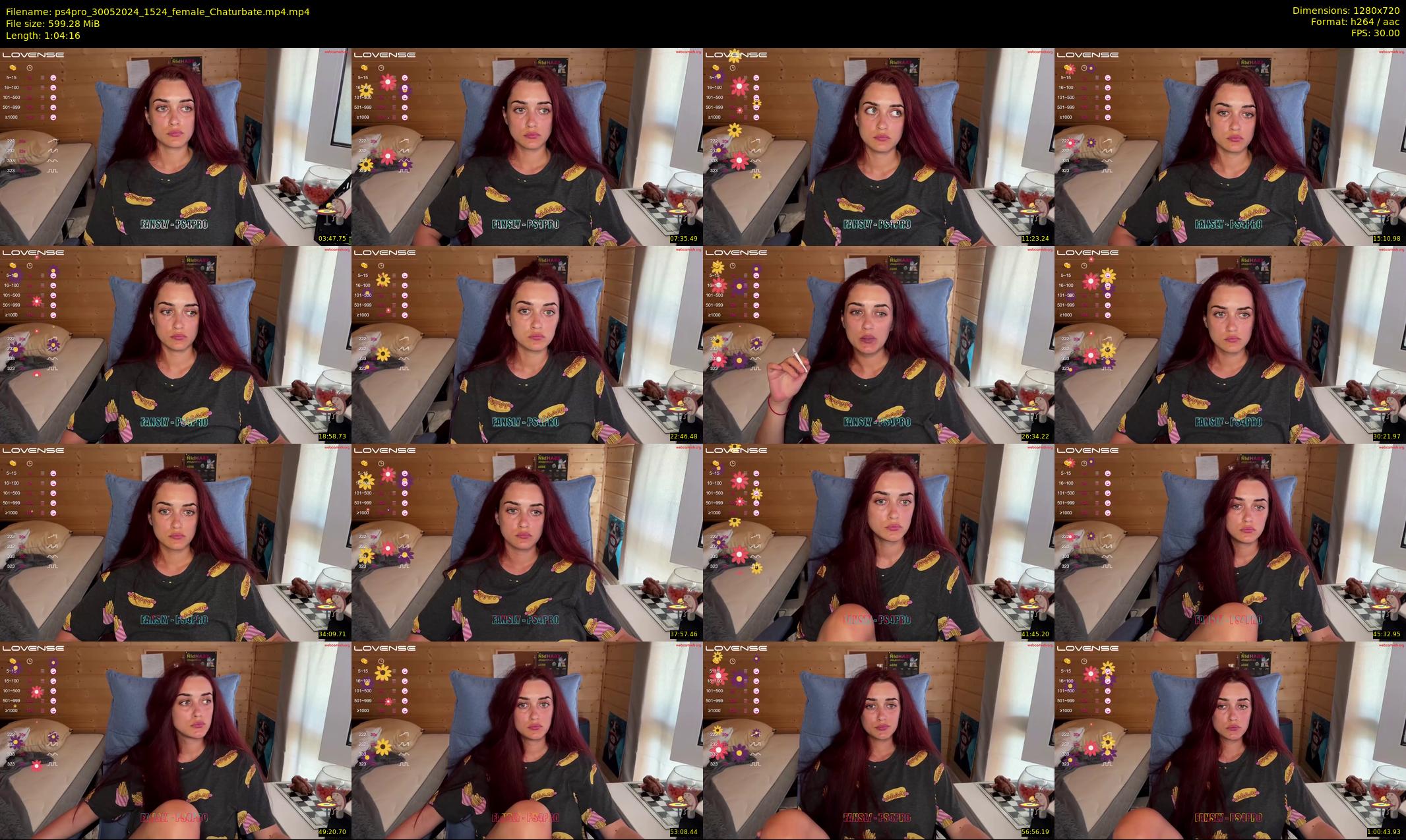 ps4pro — 65 minute Chaturbate female cam show recording, 720p, May 30, 2024