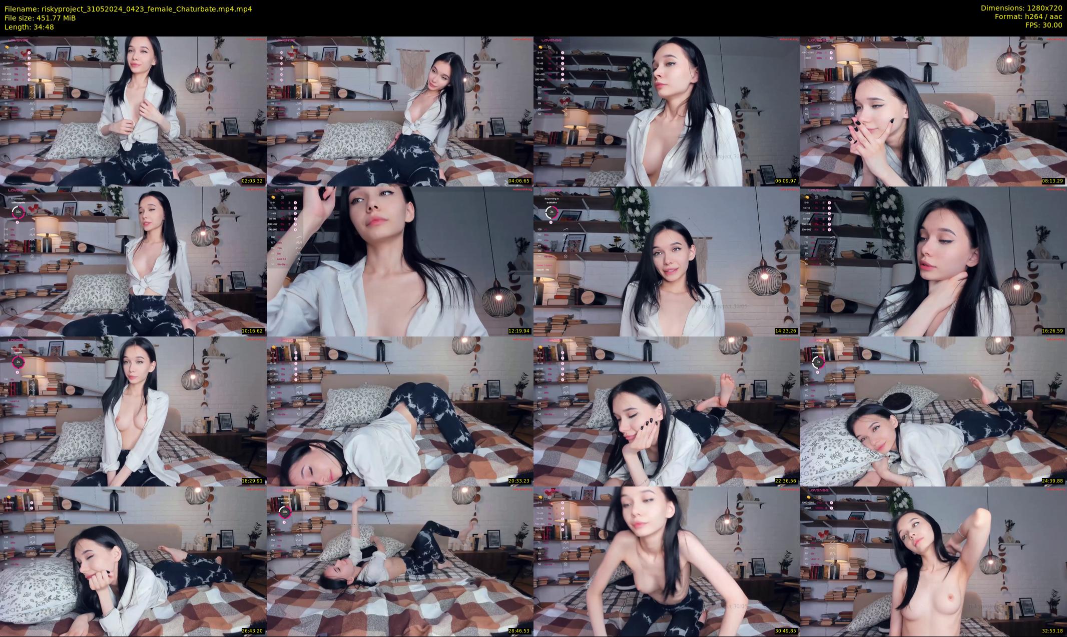 riskyproject — 35 minute Chaturbate couple cam show recording, 720p, May 31, 2024