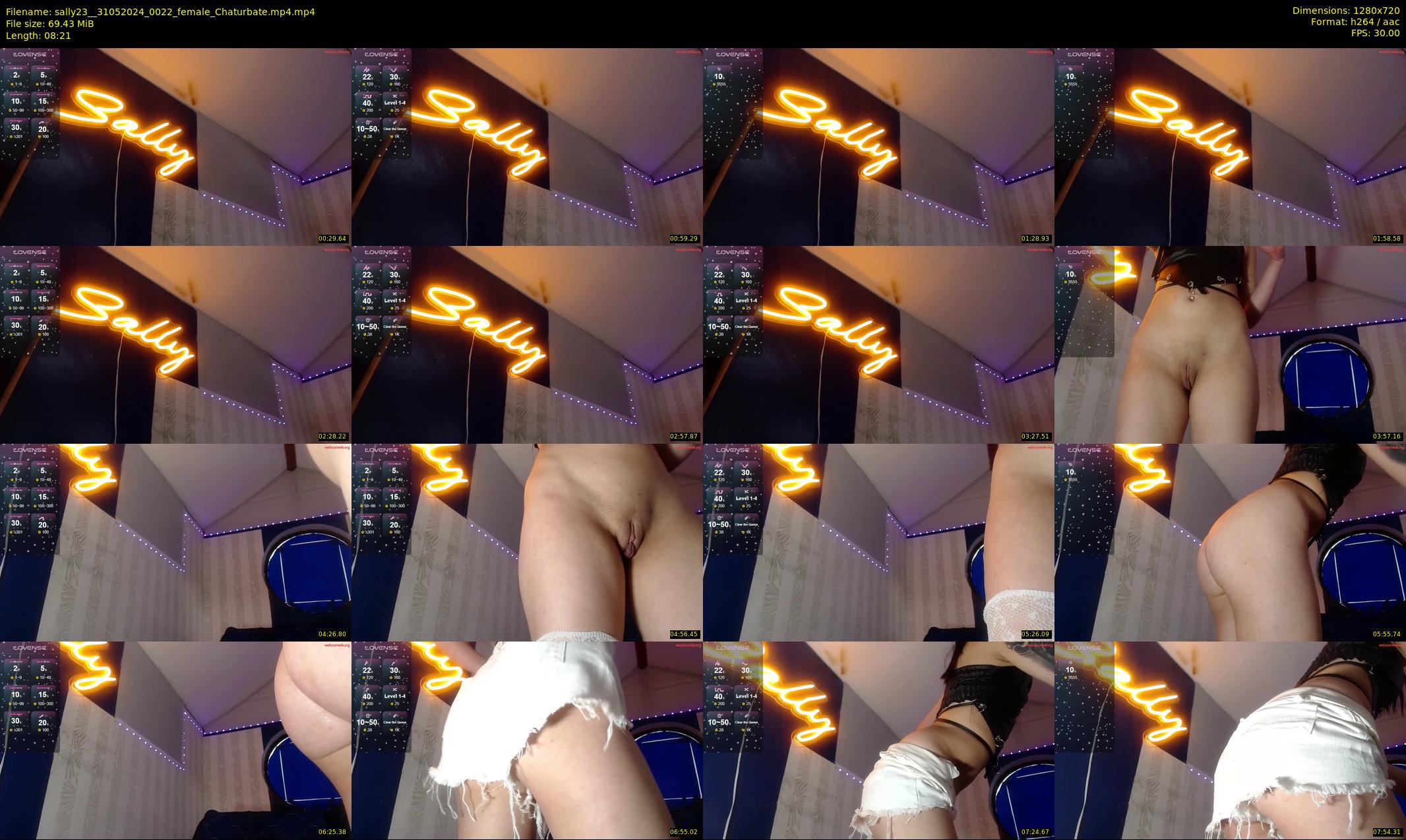 sally23_ — 9 minute Chaturbate female cam show recording, 720p, May 31, 2024