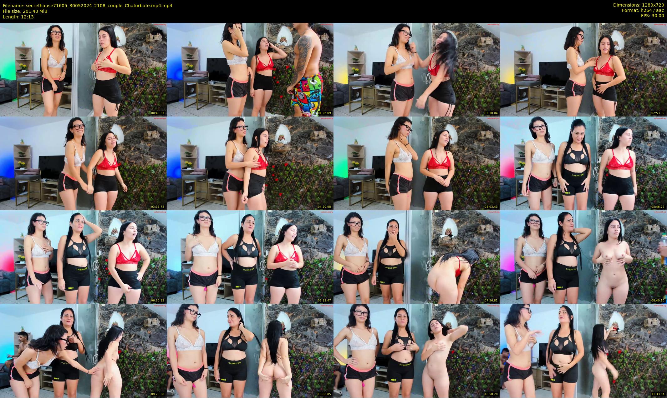 secrethause71605 — 13 minute Chaturbate couple cam show recording, 720p, May 30, 2024