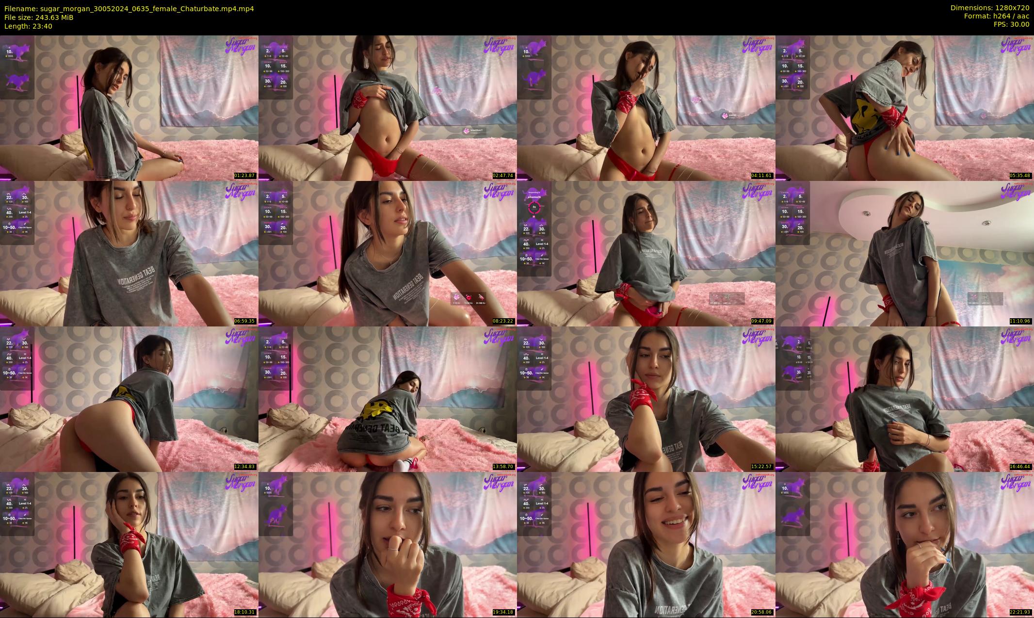 sugar_morgan — 24 minute Chaturbate female cam show recording, 720p, May 30, 2024